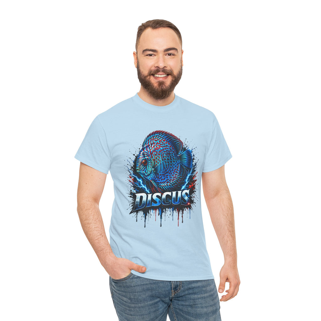 Discus Fish Graphic Tee - Vibrant Aquarium Fish Shirt