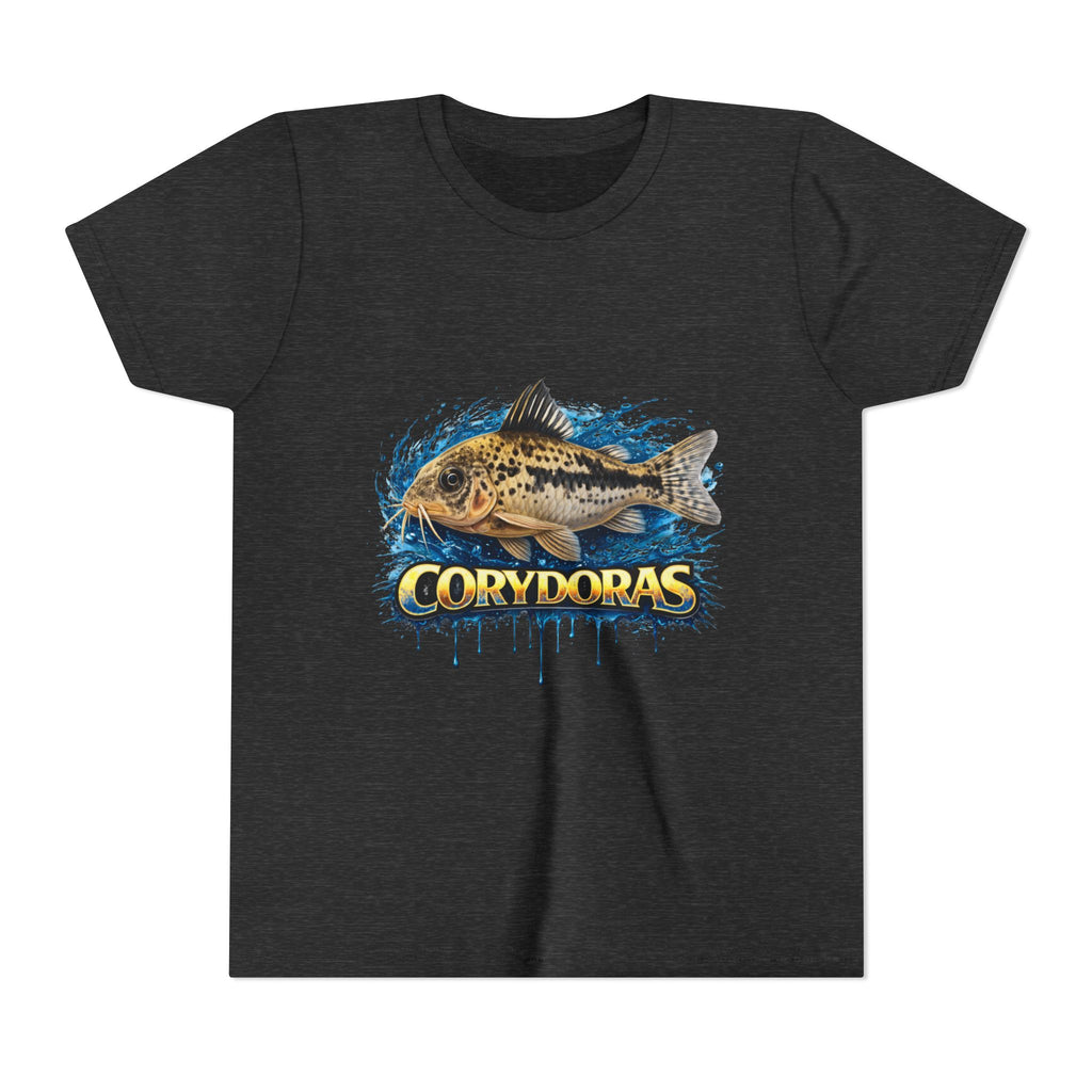 Corydoras Fish Youth Tee – Cute Aquarium Catfish Graphic Shirt