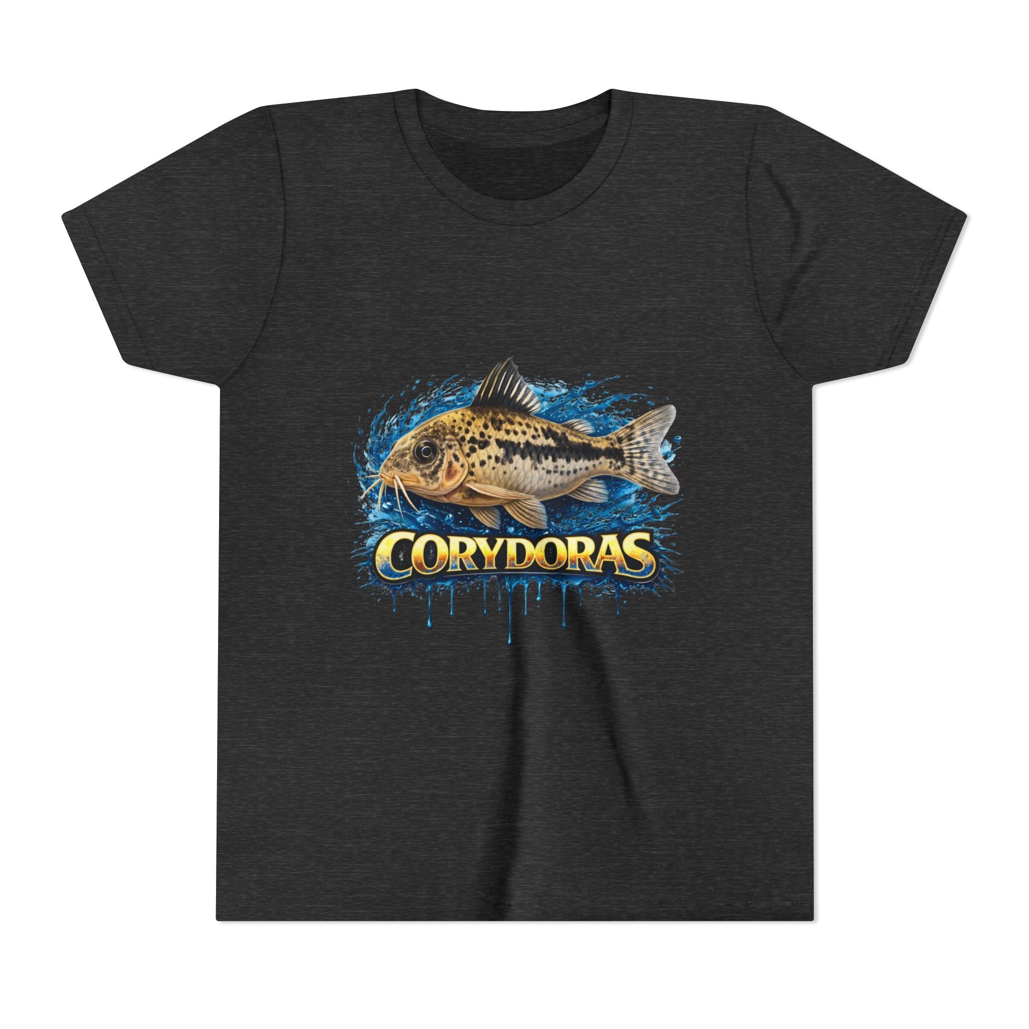 Corydoras Fish Youth Tee – Cute Aquarium Catfish Graphic Shirt