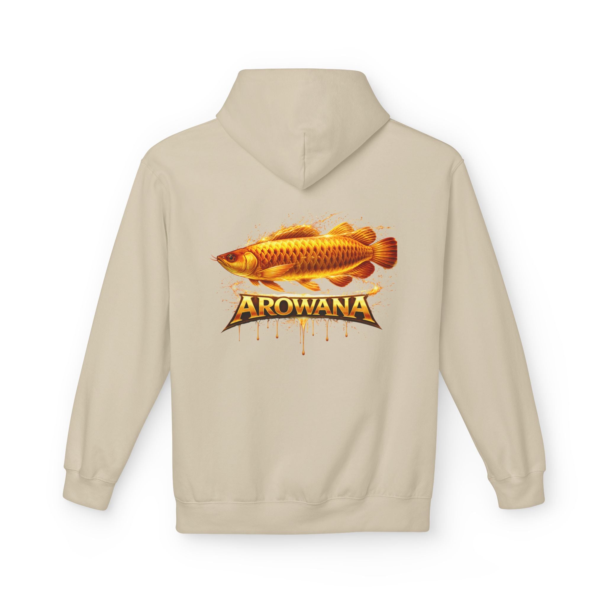 Arowana Fish Graphic Hoodie – Golden Arowana Design