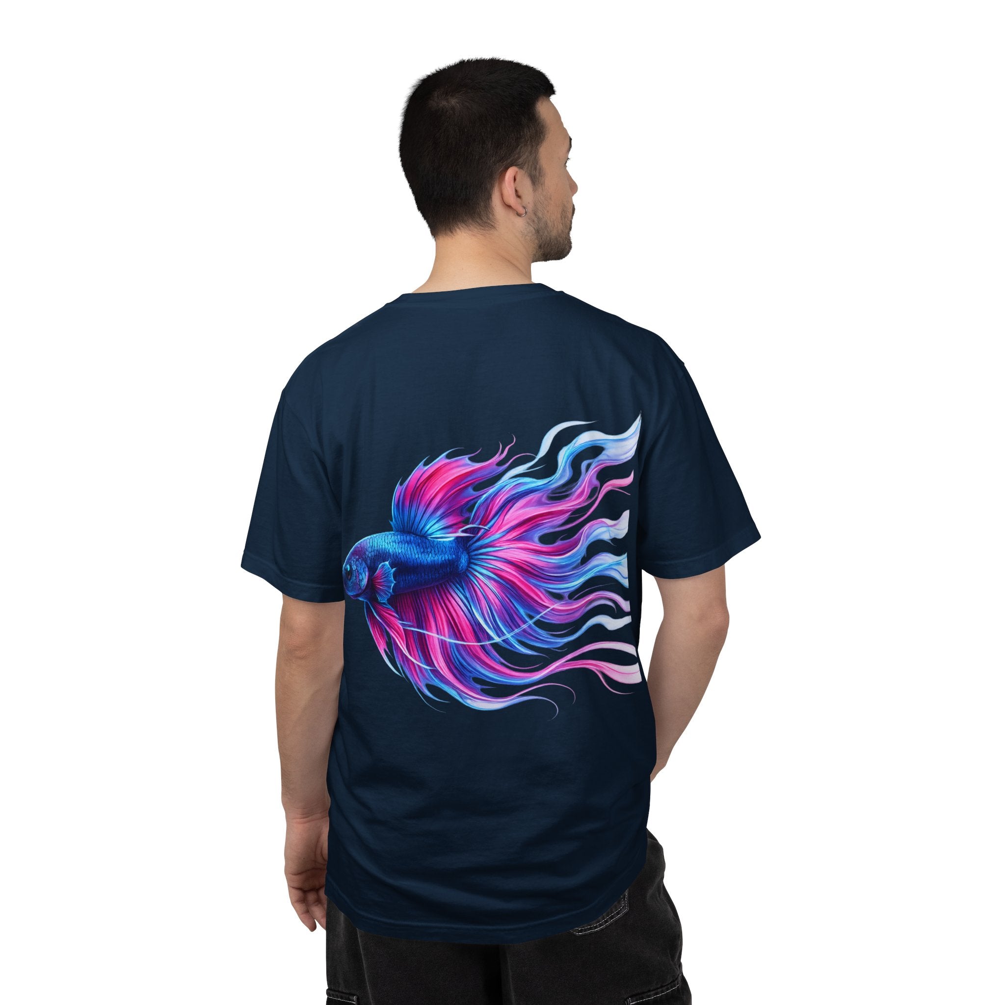 Electric Paint Betta T-Shirt — Neon Betta Splendens Art Tee