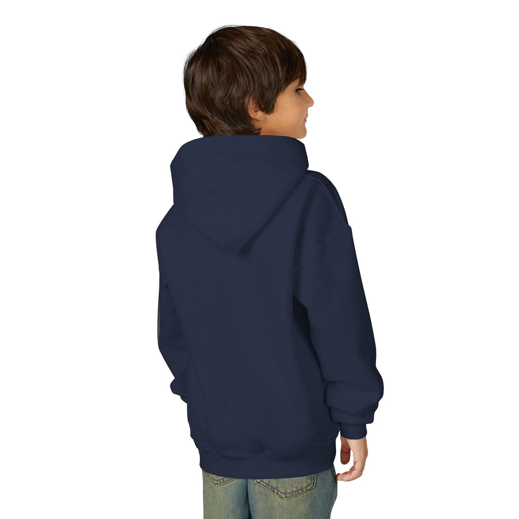 Youth Angelfish Hoodie - Colorful Aquarium Fish Graphic Sweatshirt