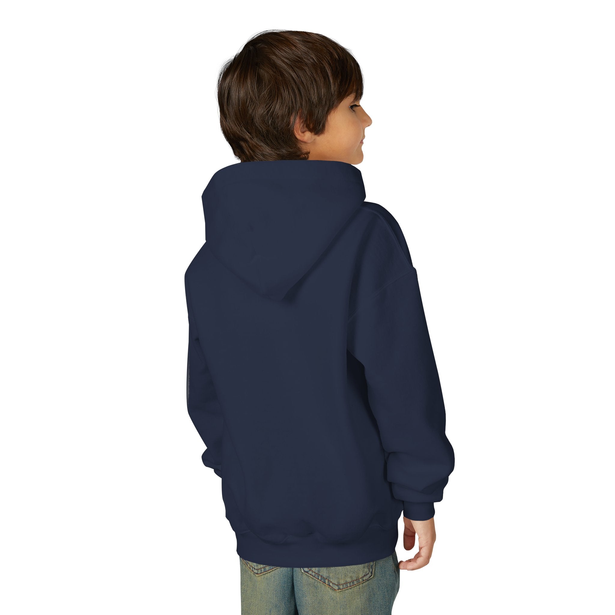 Youth Angelfish Hoodie - Colorful Aquarium Fish Graphic Sweatshirt