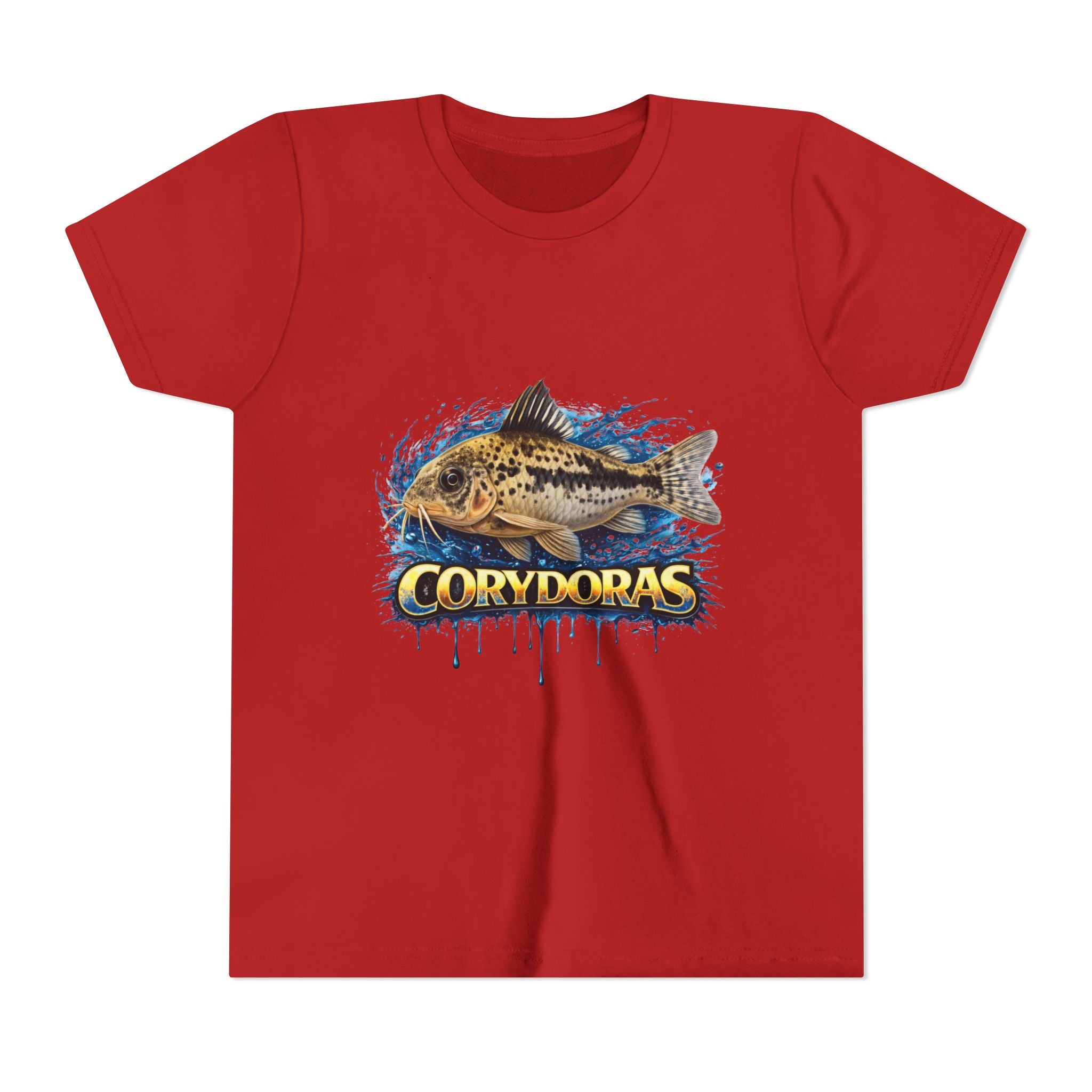 Corydoras Fish Youth Tee – Cute Aquarium Catfish Graphic Shirt