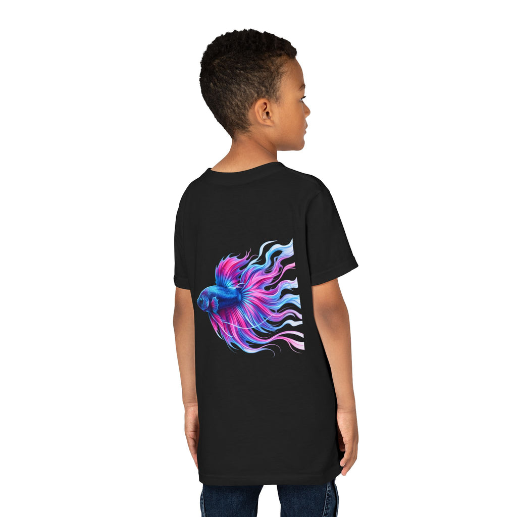 Youth Tee - Colorful Betta Fish Graphic Shirt