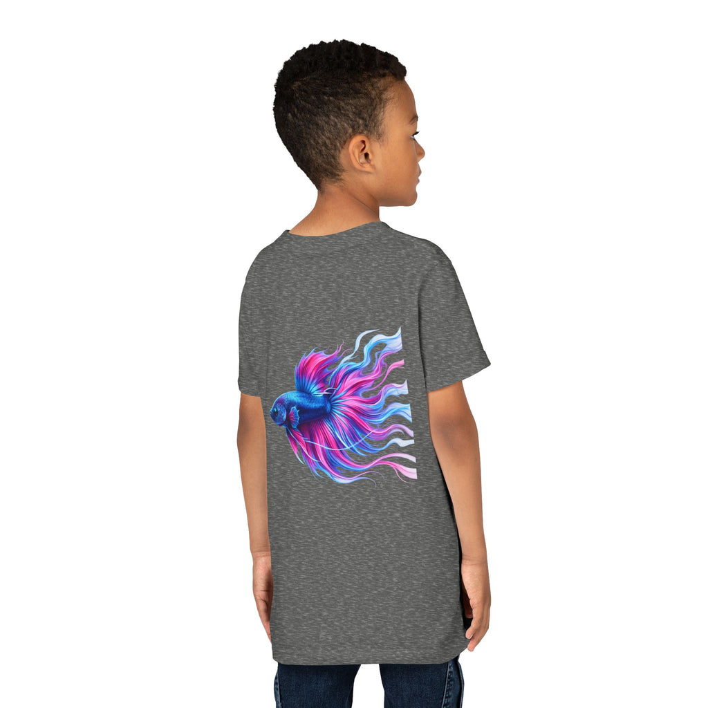 Youth Tee - Colorful Betta Fish Graphic Shirt