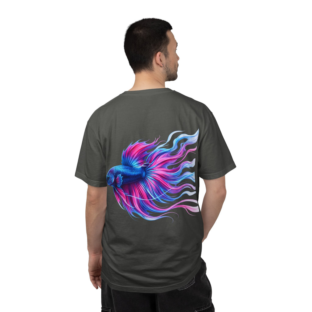 Electric Paint Betta T-Shirt — Neon Betta Splendens Art Tee