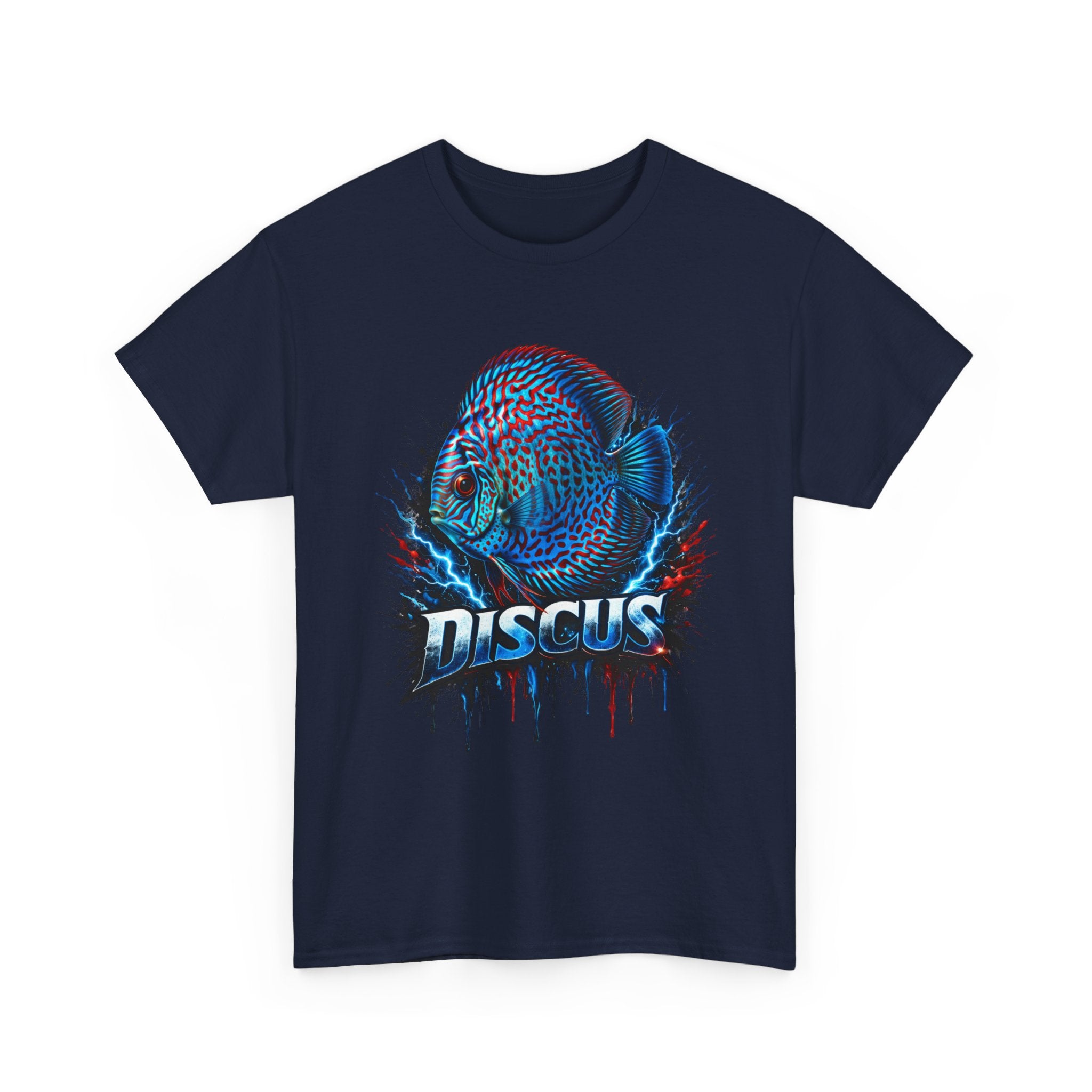Discus Fish Graphic Tee - Vibrant Aquarium Fish Shirt