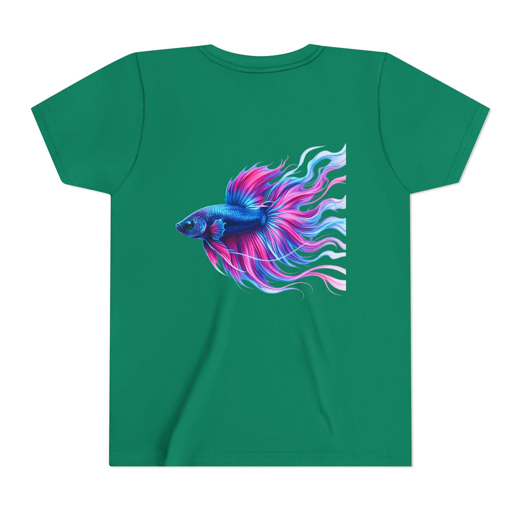 Youth Tee - Colorful Betta Fish Graphic Shirt