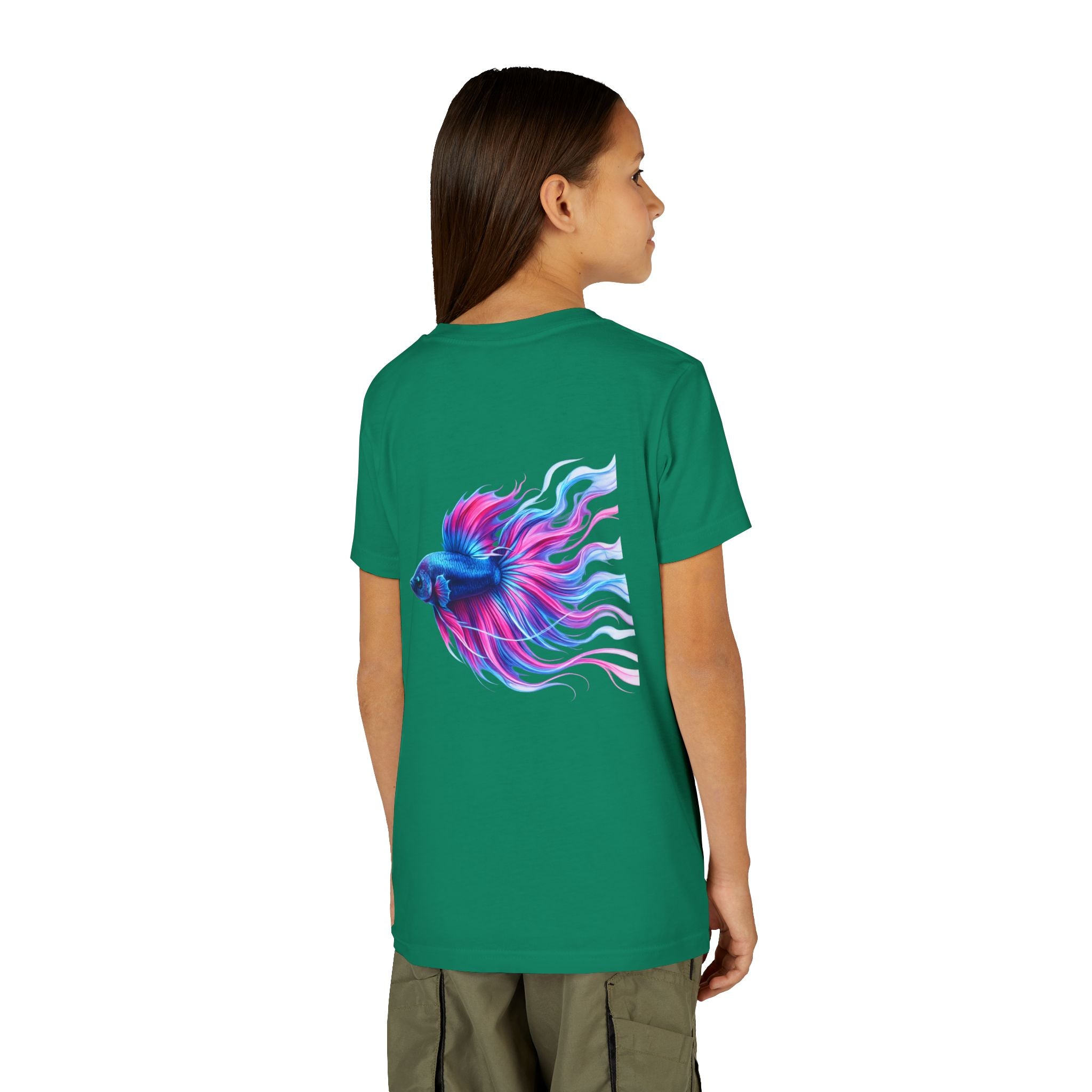 Youth Tee - Colorful Betta Fish Graphic Shirt