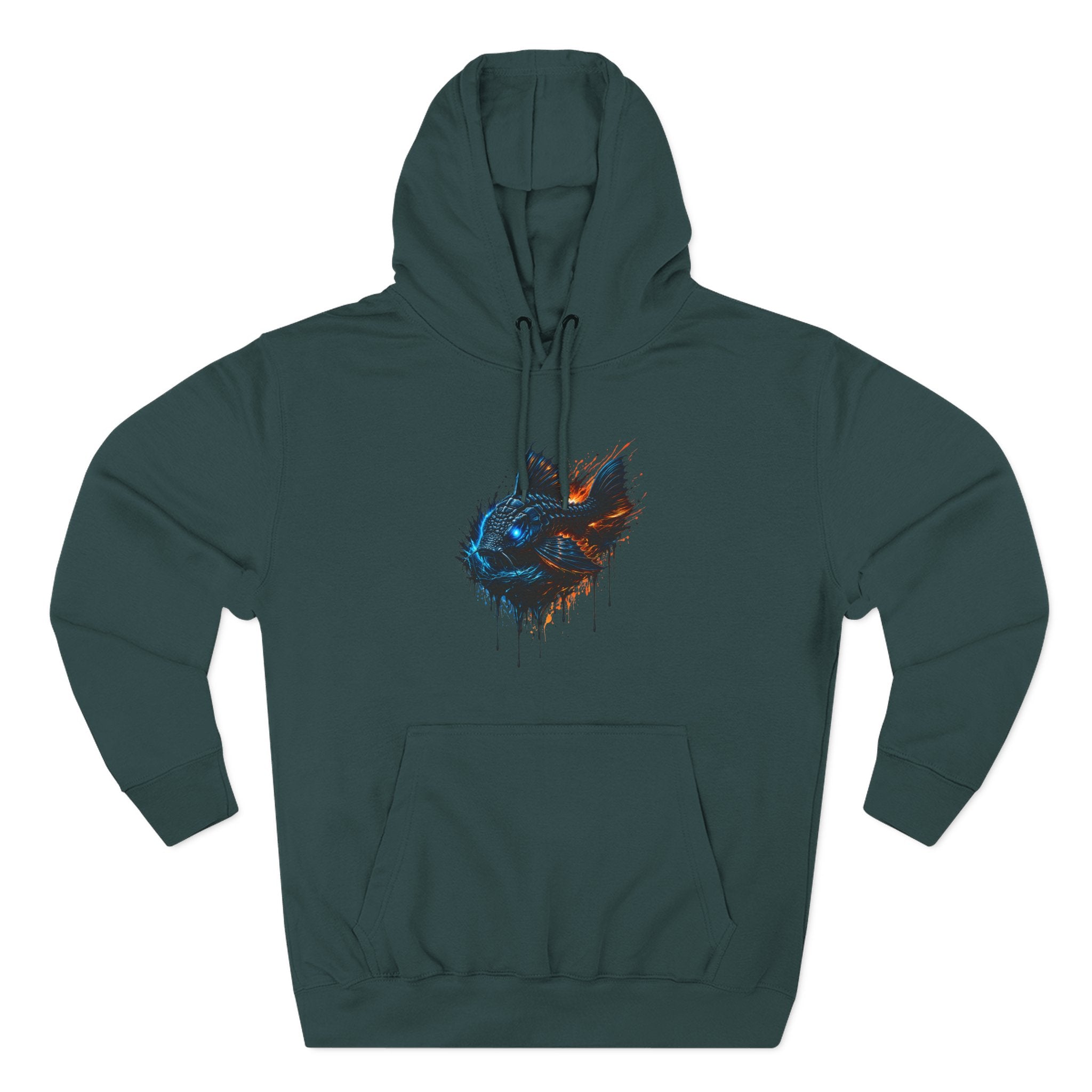 Armored Pleco L-185 – Premium Fleece Hooded Sweatshirt