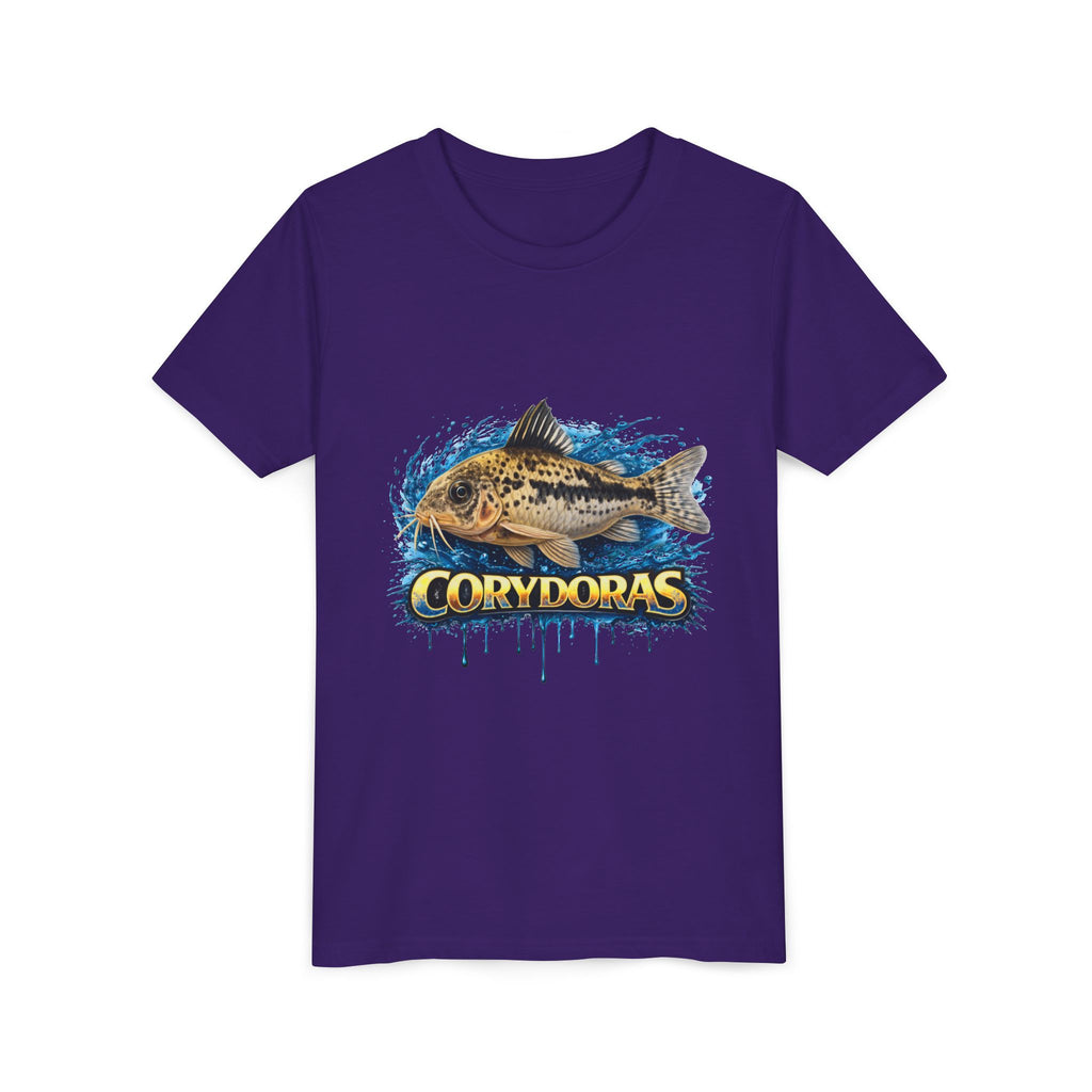 Corydoras Fish Youth Tee – Cute Aquarium Catfish Graphic Shirt
