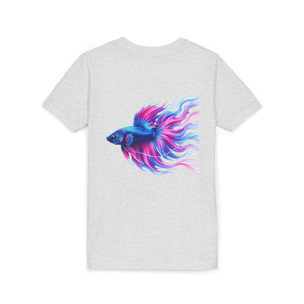 Youth Tee - Colorful Betta Fish Graphic Shirt