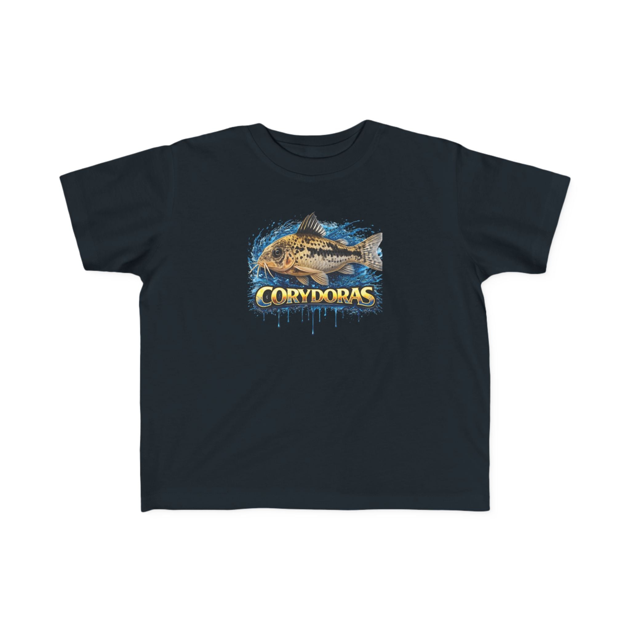 Toddler Tee — 'Corydoras' Aquarium Fish Graphic