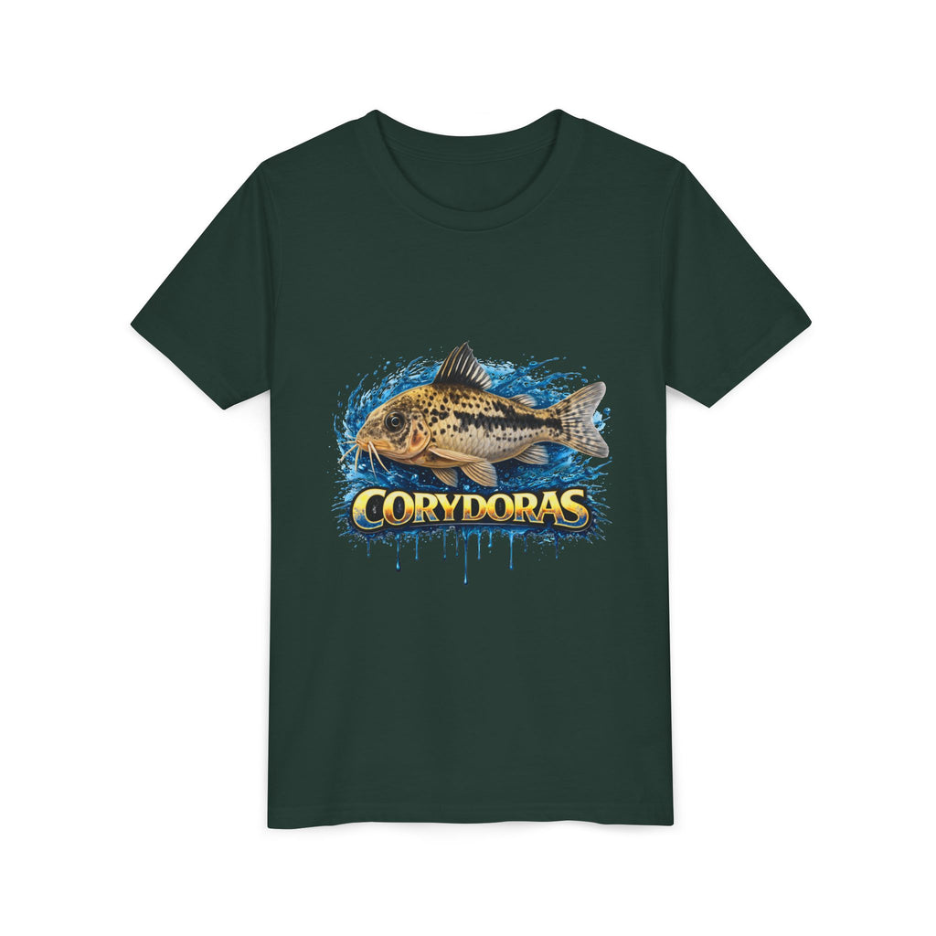 Corydoras Fish Youth Tee – Cute Aquarium Catfish Graphic Shirt