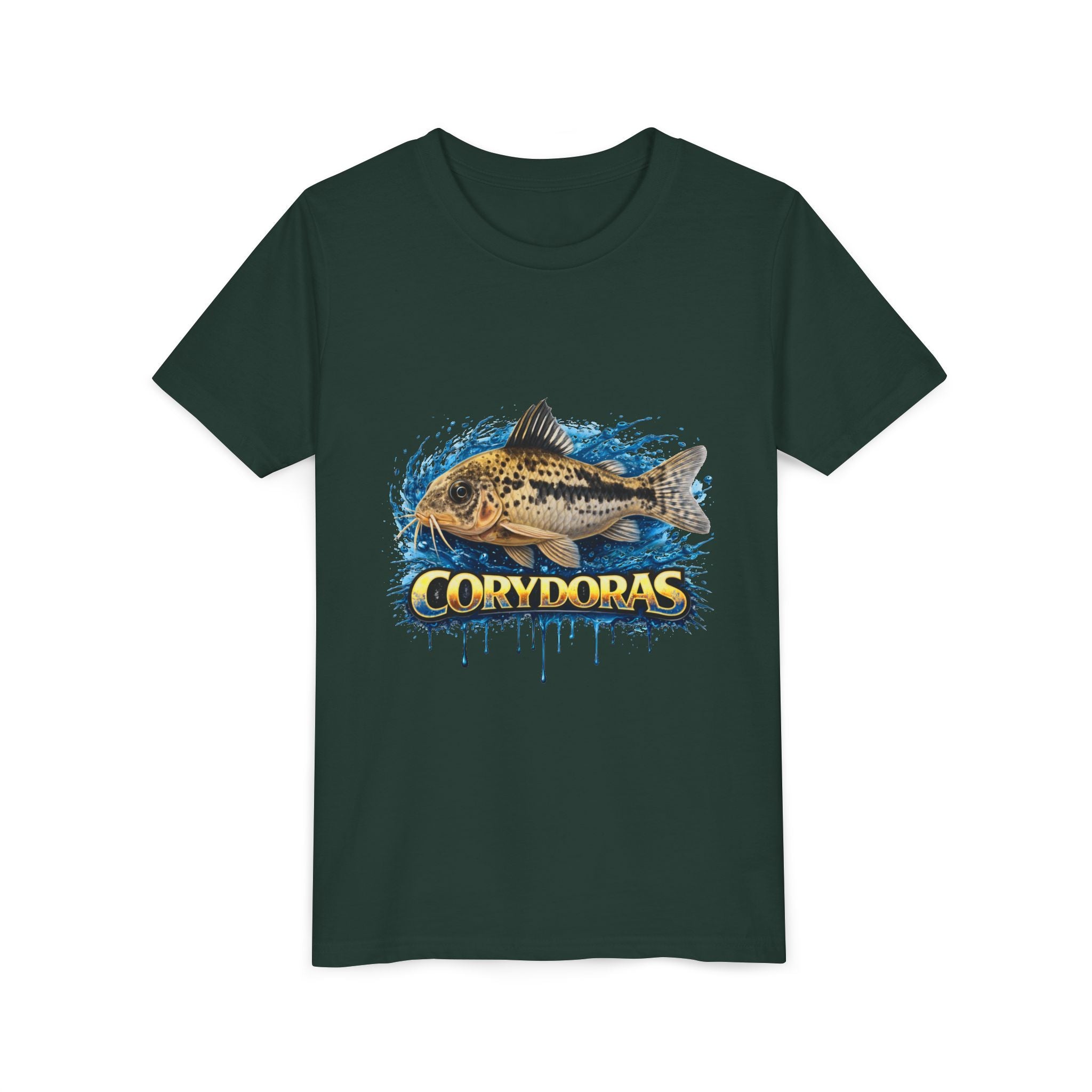 Corydoras Fish Youth Tee – Cute Aquarium Catfish Graphic Shirt