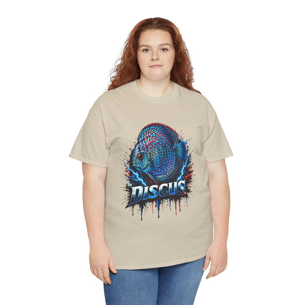 Discus Fish Graphic Tee - Vibrant Aquarium Fish Shirt