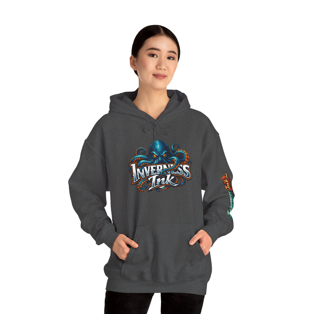 Electric Paint Betta — Artisan Series Hoodie — Inverness Ink Graphic Pullover