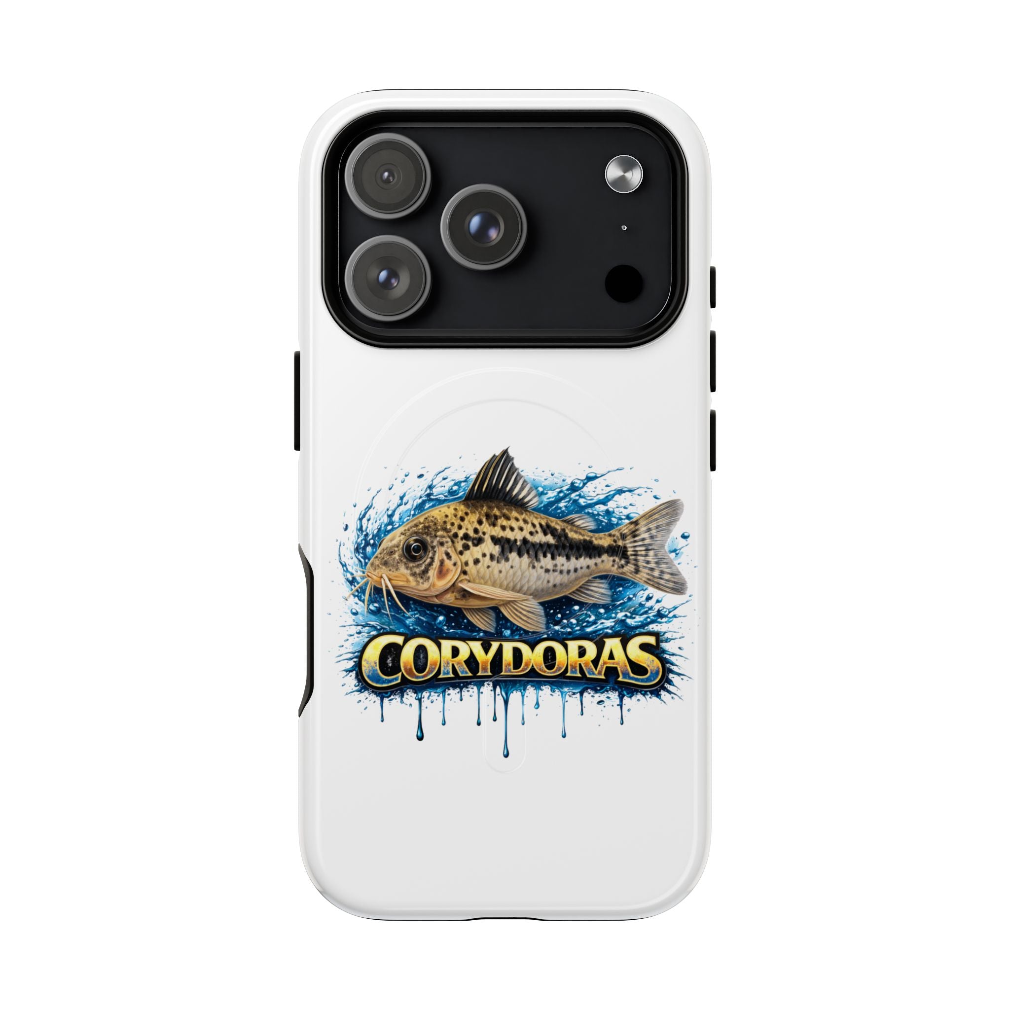 Corydoras Tough Magnetic Phone Case — Protective Fish Aquarium Design