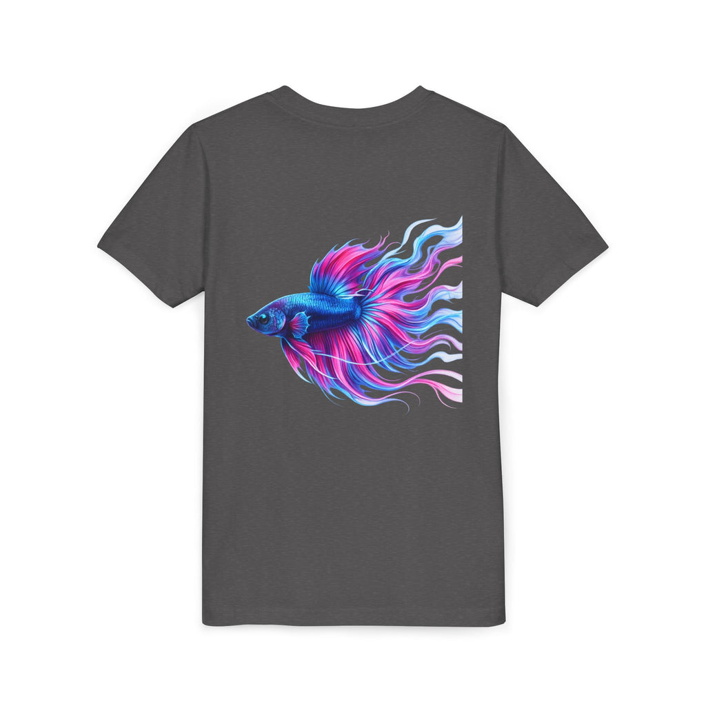 Youth Tee - Colorful Betta Fish Graphic Shirt