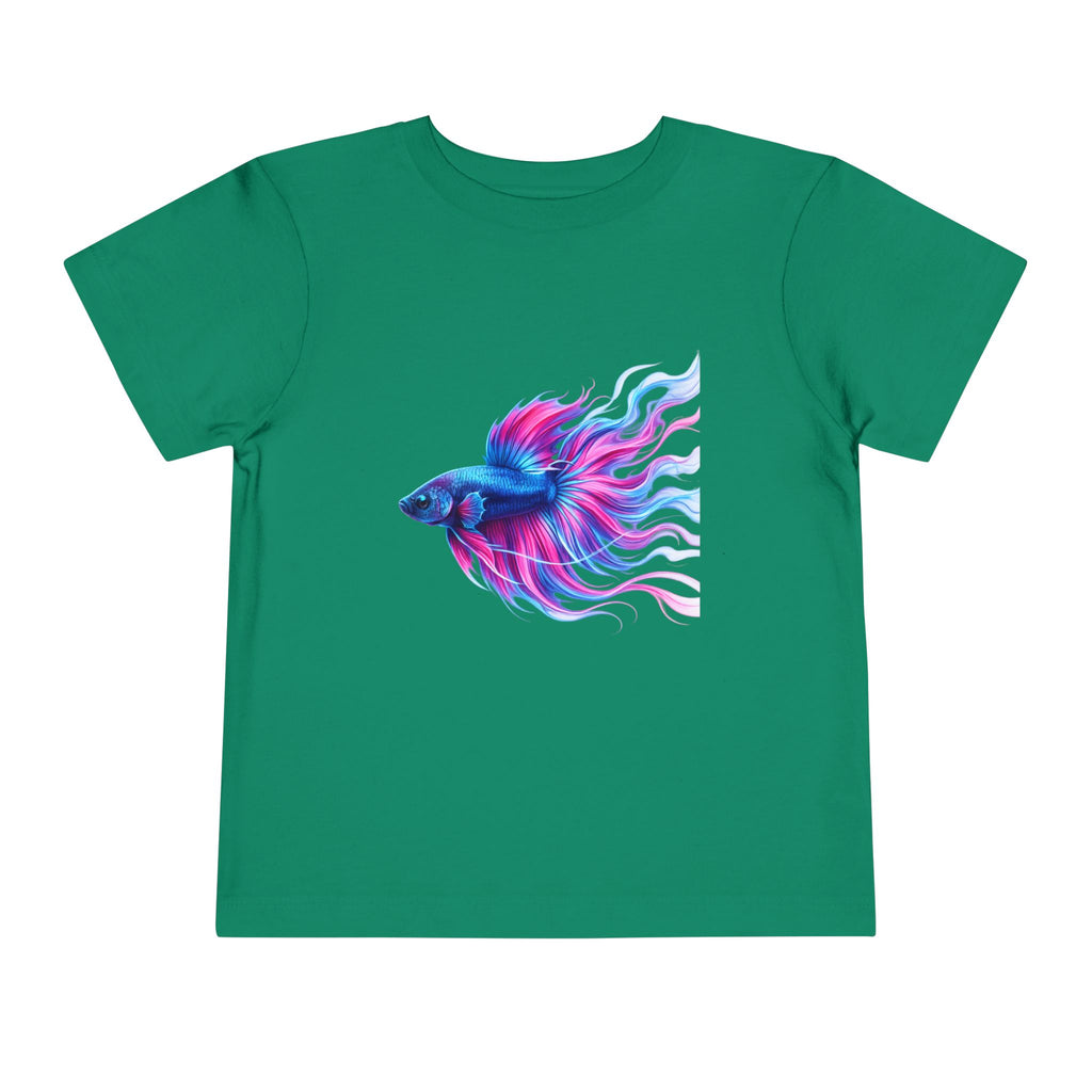 Toddler Tee — Colorful Betta Fish Graphic Kids Shirt