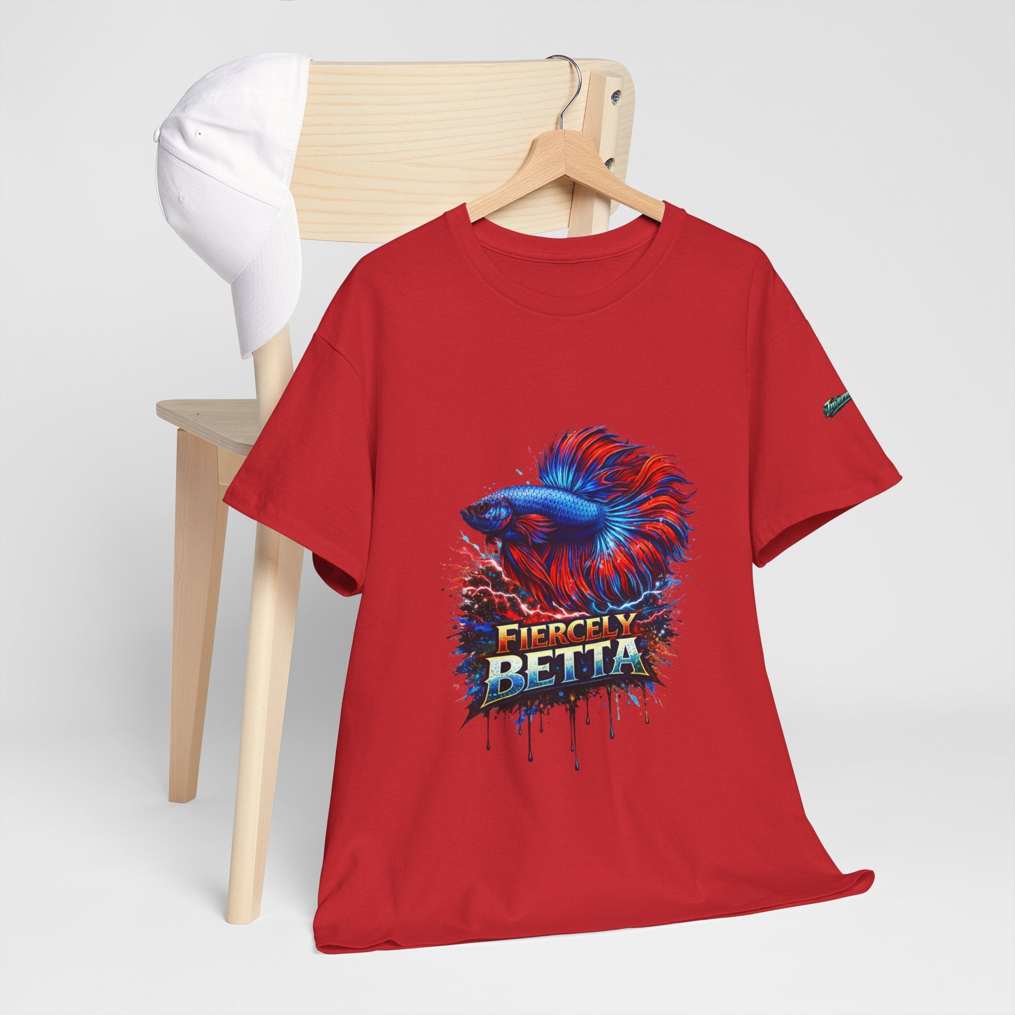 Betta Fish T-Shirt — Fiercely Betta Colorful Aquarium Fish Tee