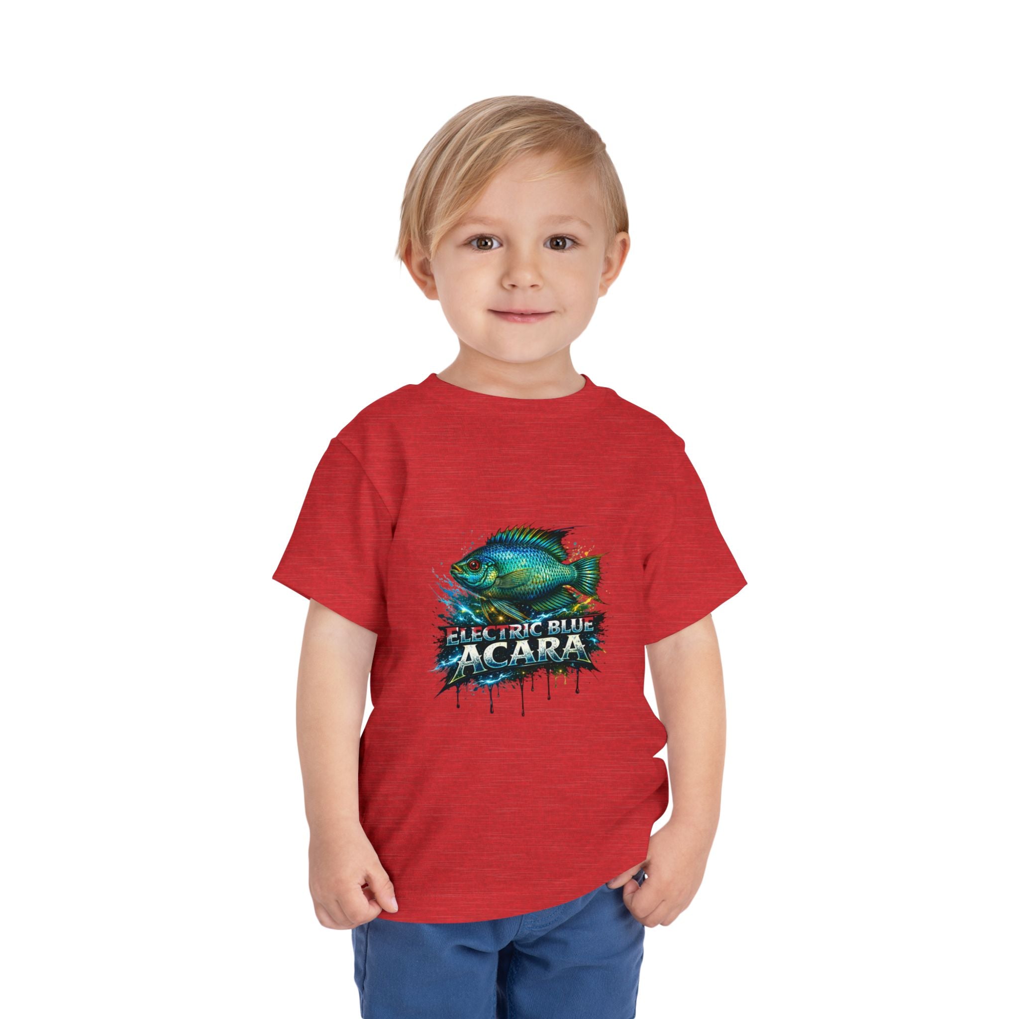 Electric Blue Acara – Toddler Graphic Tee
