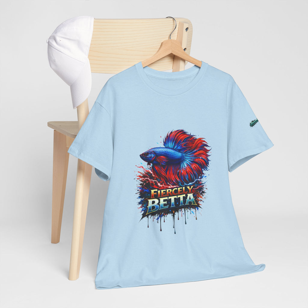 Betta Fish T-Shirt — Fiercely Betta Colorful Aquarium Fish Tee