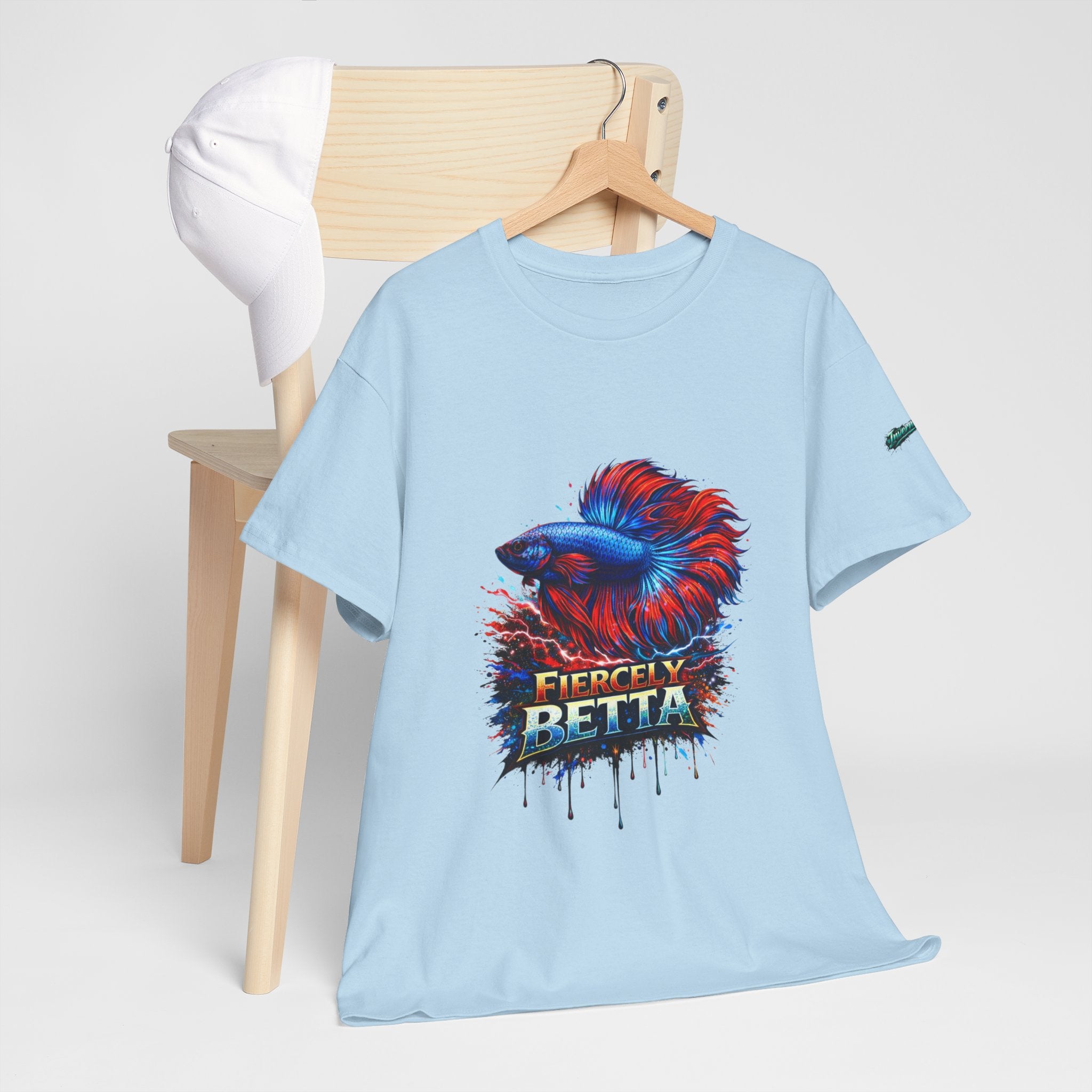 Betta Fish T-Shirt — Fiercely Betta Colorful Aquarium Fish Tee
