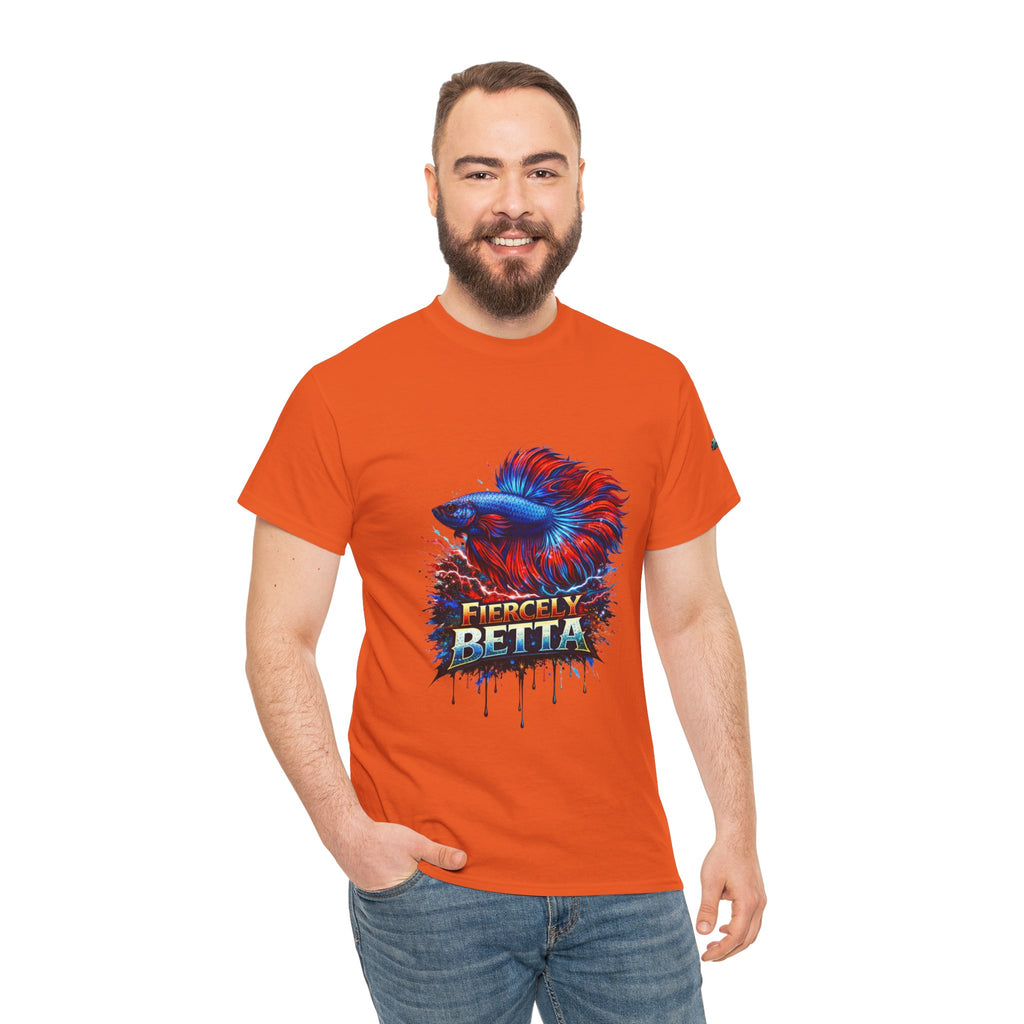 Betta Fish T-Shirt — Fiercely Betta Colorful Aquarium Fish Tee