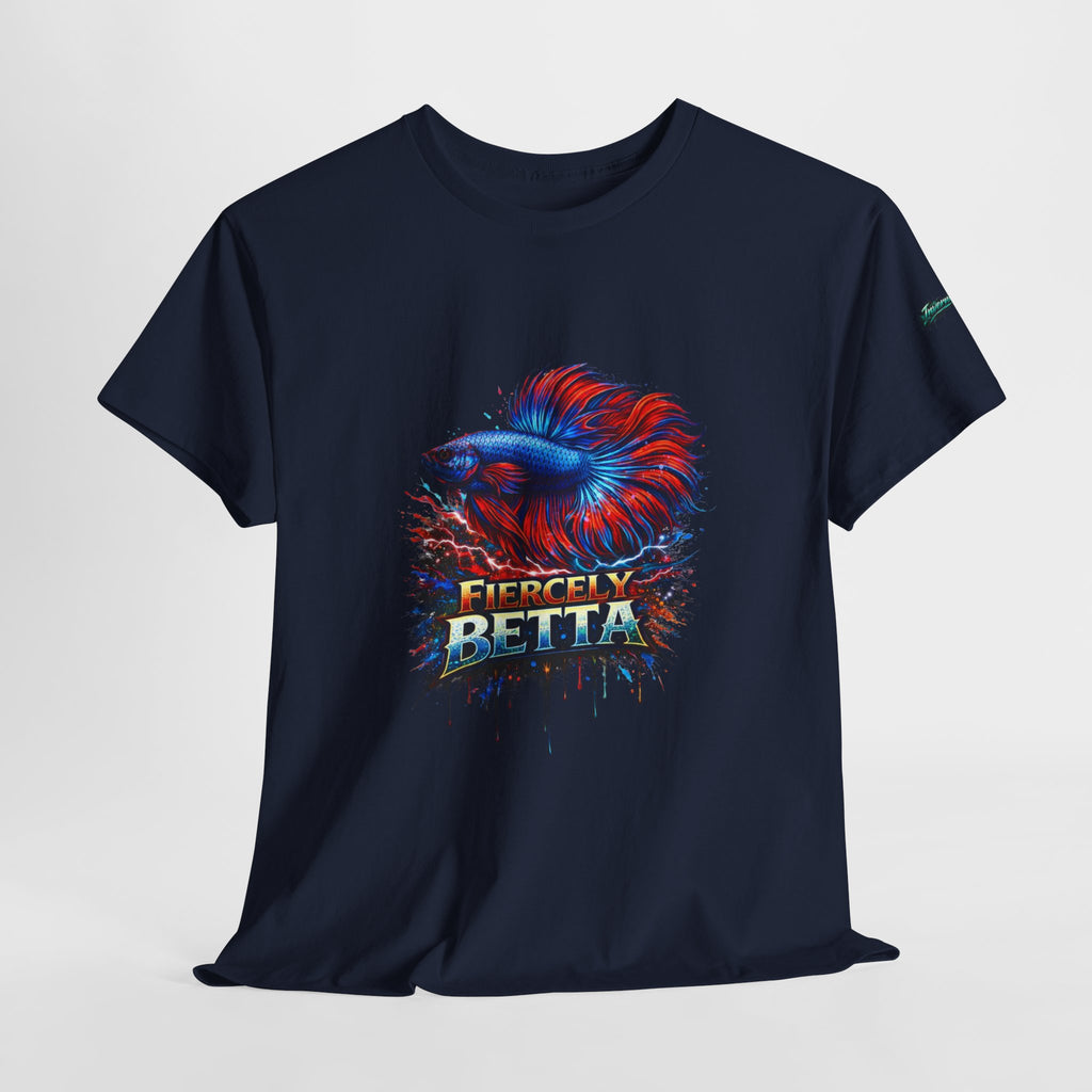 Betta Fish T-Shirt — Fiercely Betta Colorful Aquarium Fish Tee