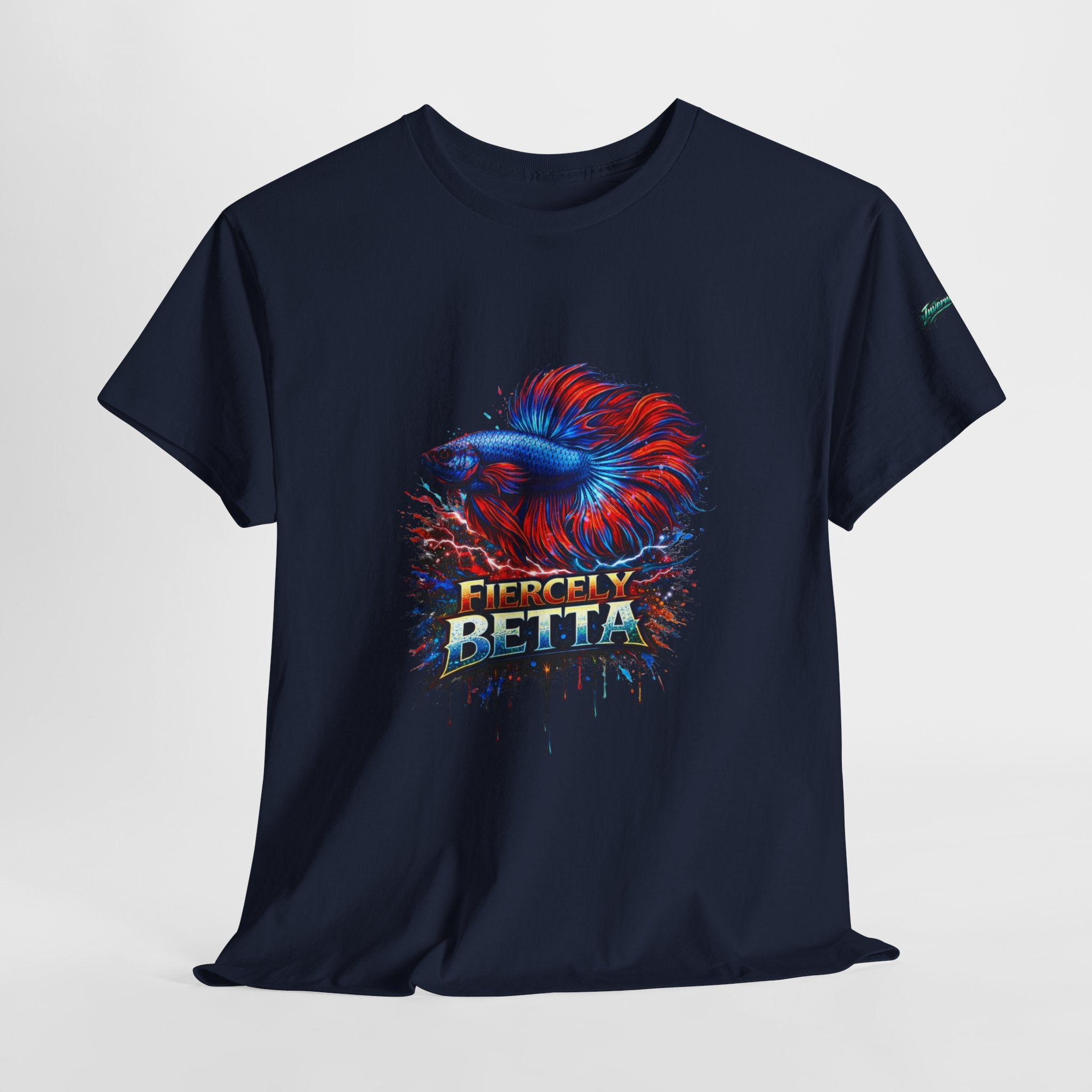 Betta Fish T-Shirt — Fiercely Betta Colorful Aquarium Fish Tee