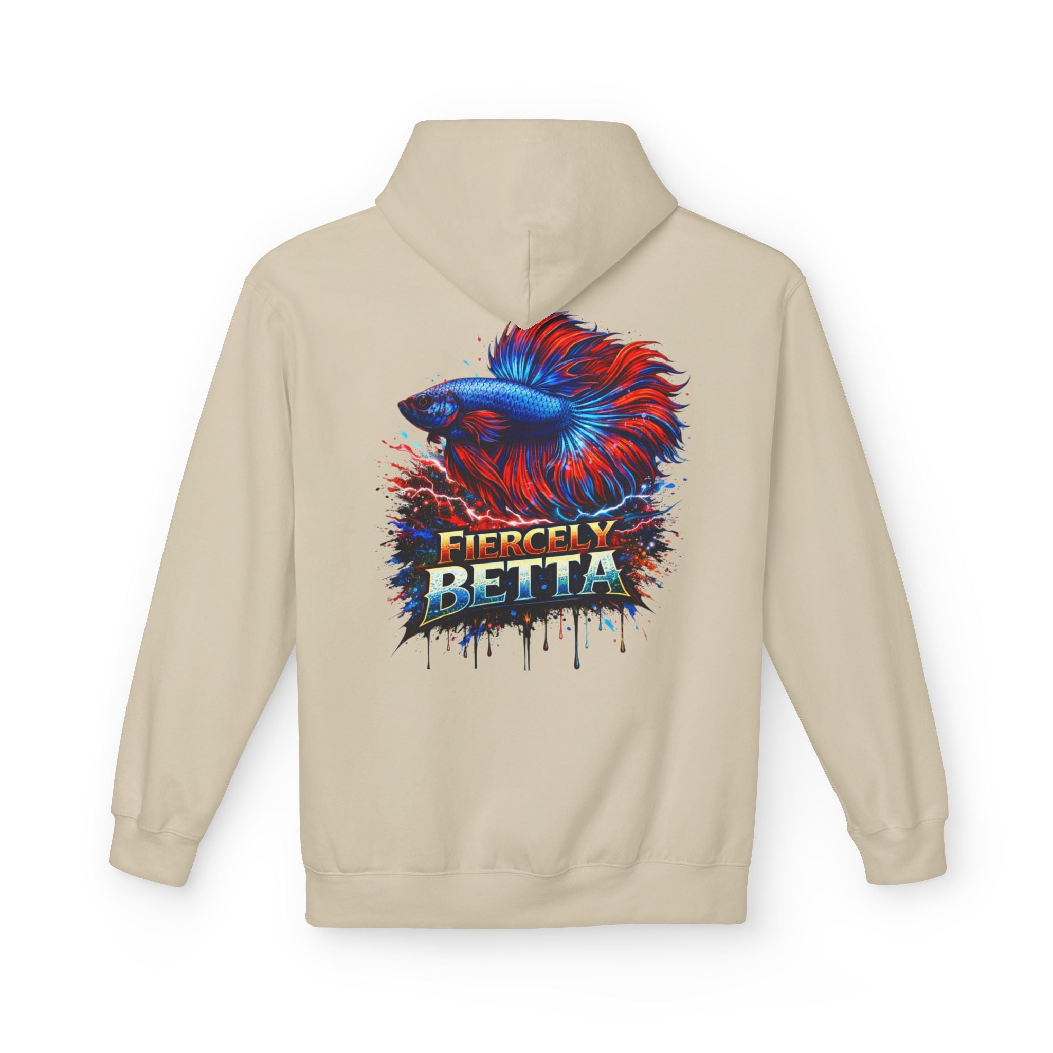 Fiercely Betta Hoodie – Colorful Betta Fish Graphic Pullover