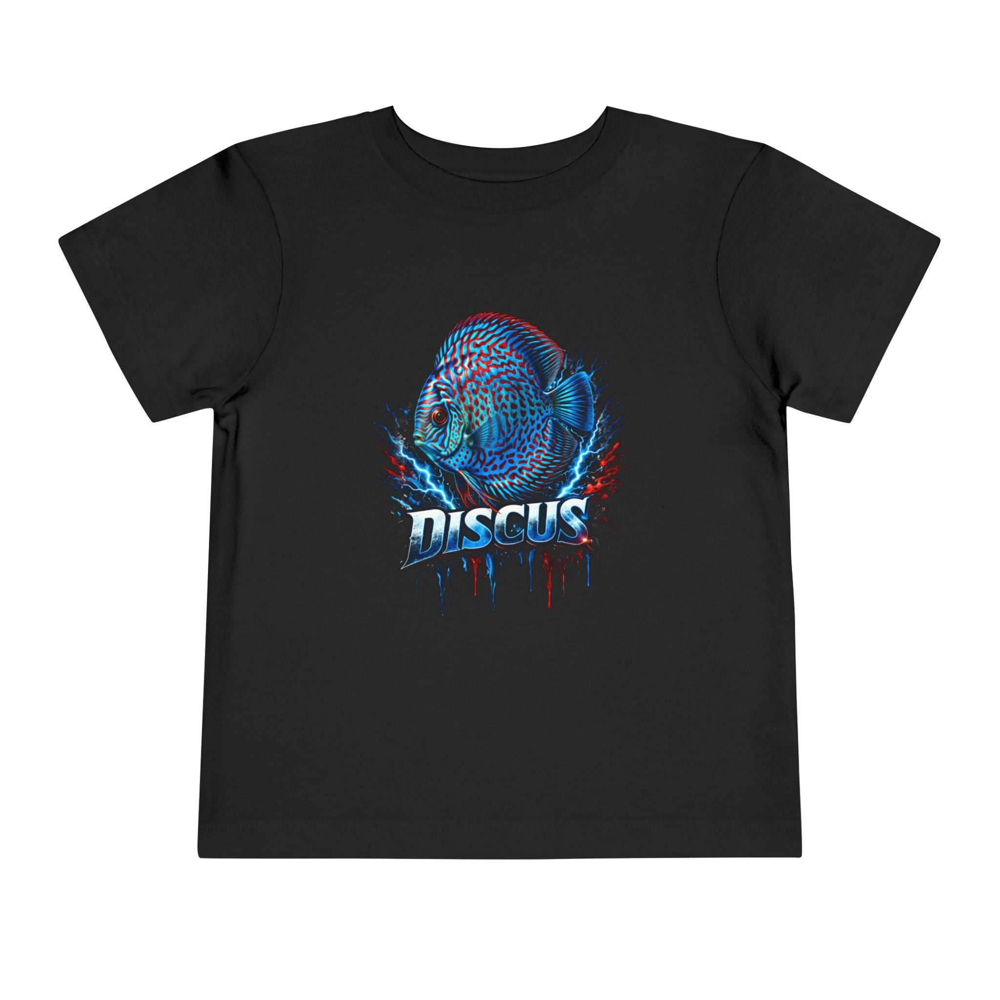 Toddler Tee - Colorful Discus Fish Graphic "Discus"