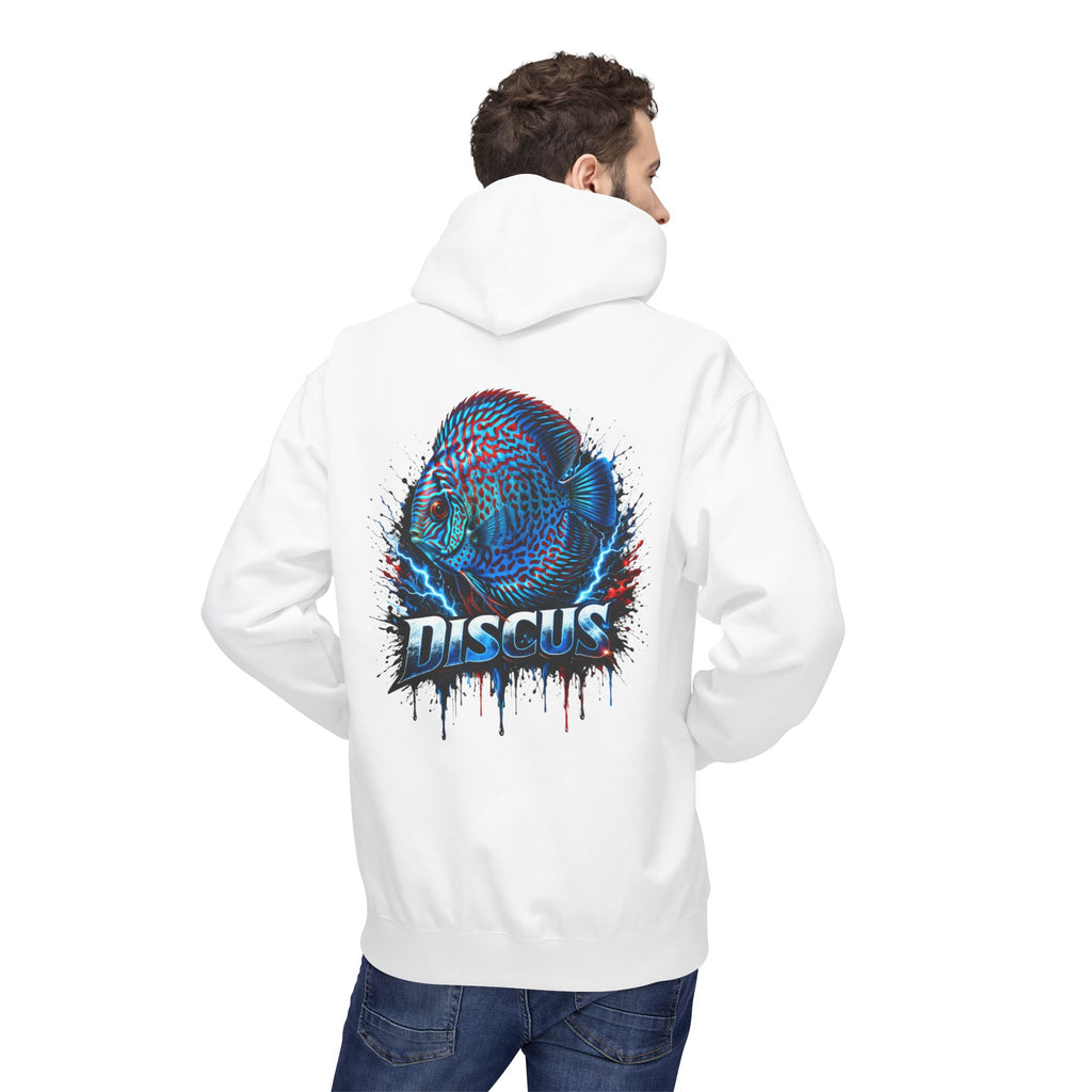 Discus Fish Hoodie — Vibrant Aquarium Graphic Pullover
