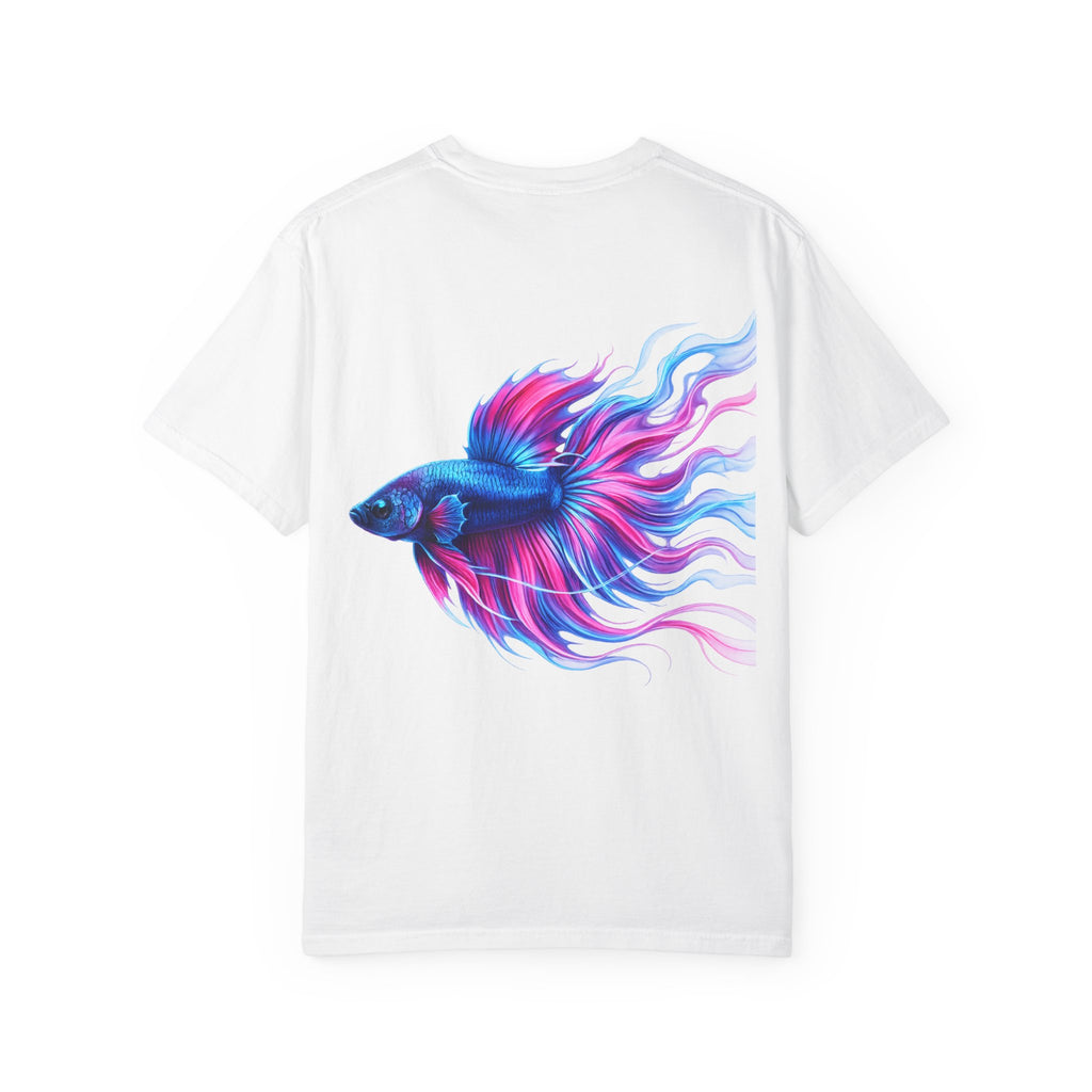 Electric Paint Betta T-Shirt — Neon Betta Splendens Art Tee