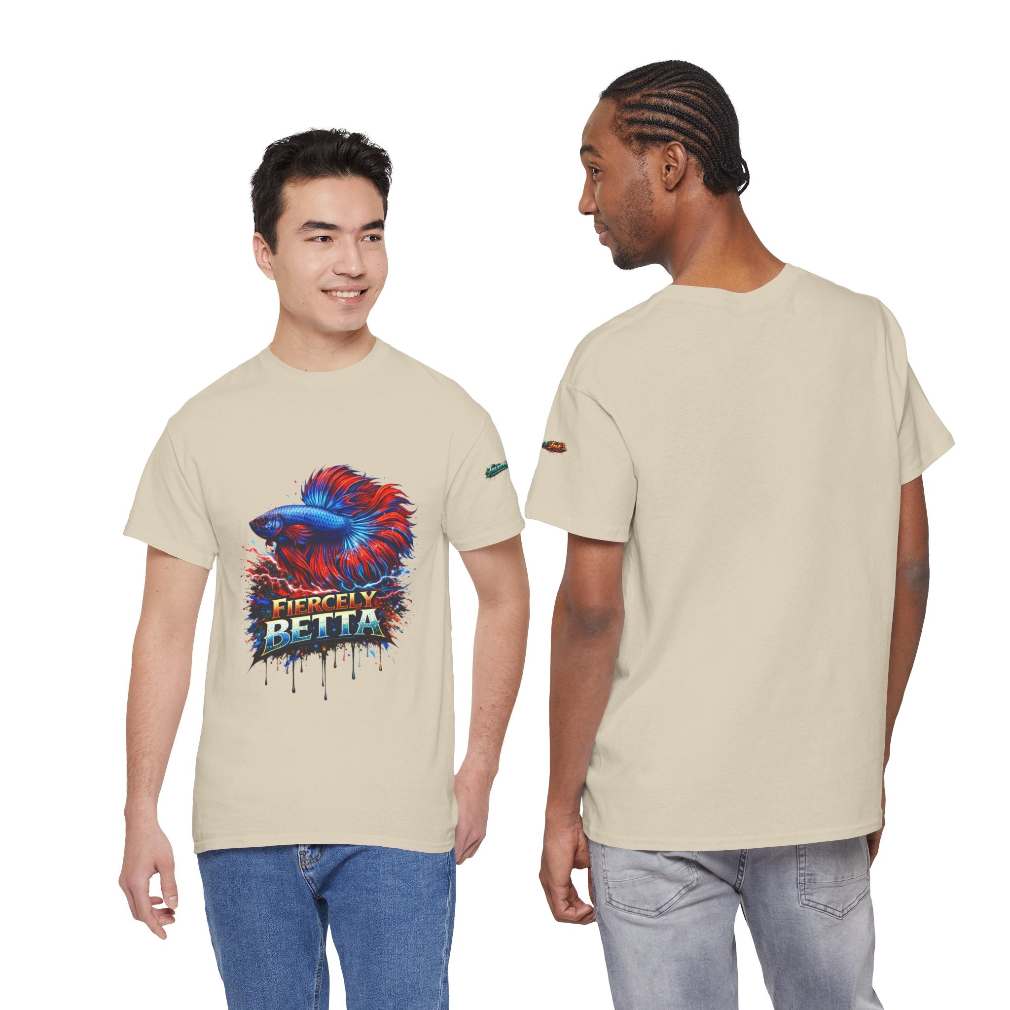 Betta Fish T-Shirt — Fiercely Betta Colorful Aquarium Fish Tee