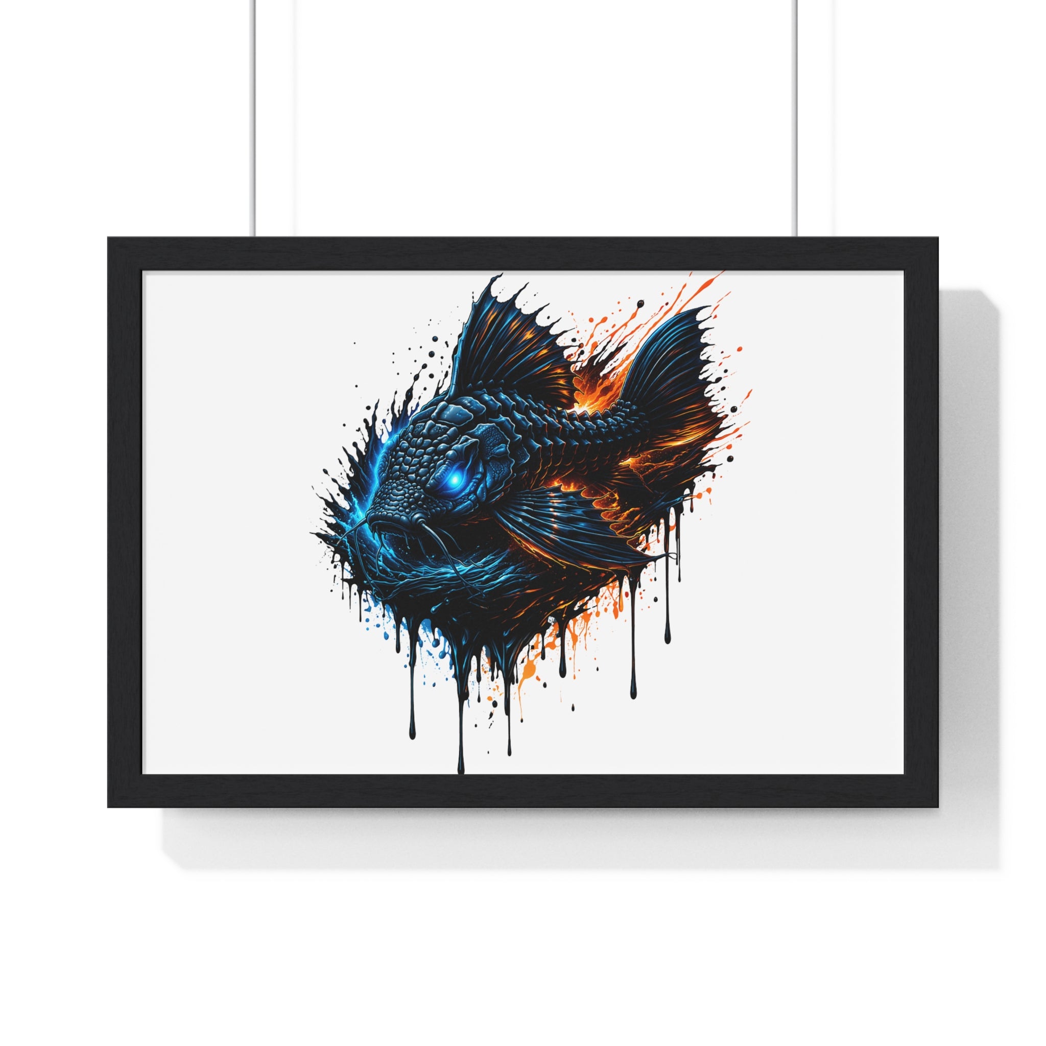 Armored Pleco L-185– Premium Wood-Framed Poster