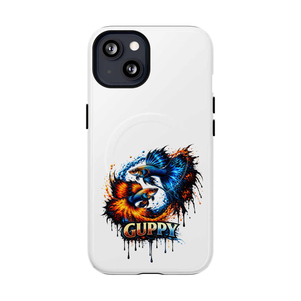Fire & Ice Guppy – "Neon Flare" Magnetic Impact Case