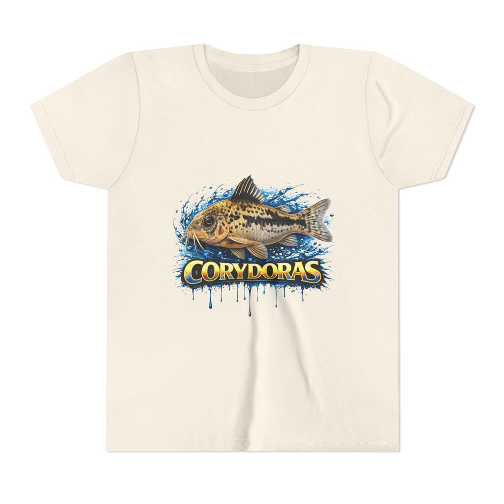 Corydoras Fish Youth Tee – Cute Aquarium Catfish Graphic Shirt