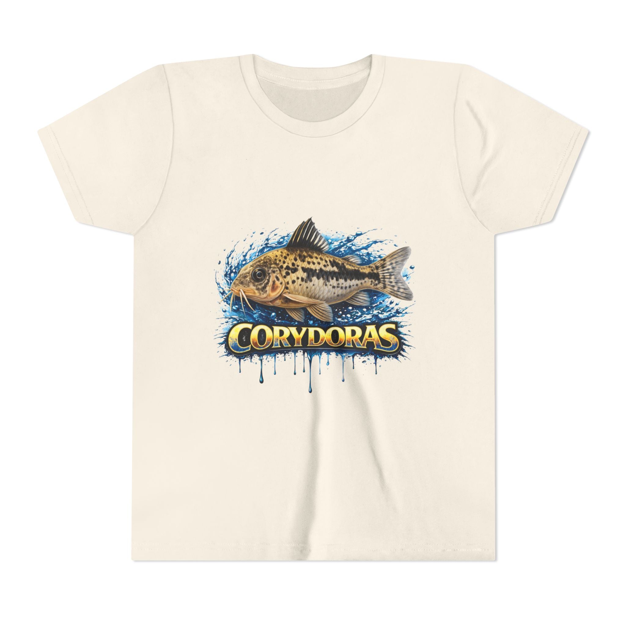 Corydoras Fish Youth Tee – Cute Aquarium Catfish Graphic Shirt