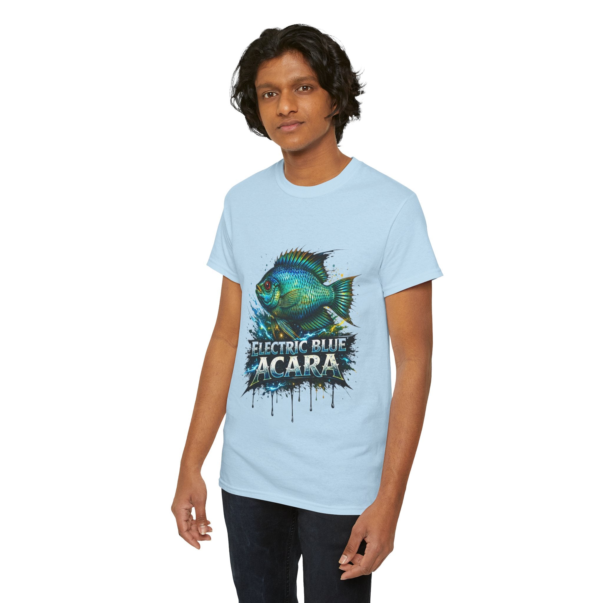 Electric Blue Acara – Premium Graphic Tee