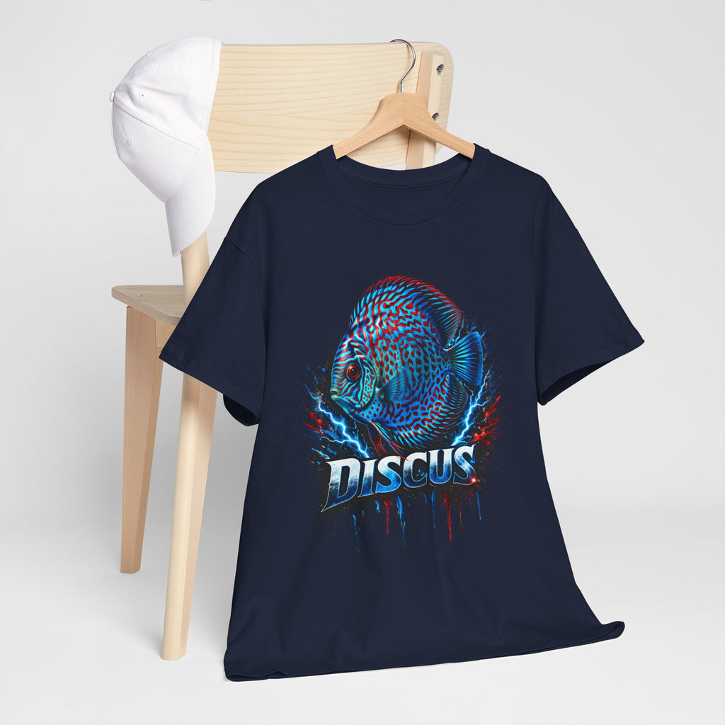 Discus Fish Graphic Tee - Vibrant Aquarium Fish Shirt