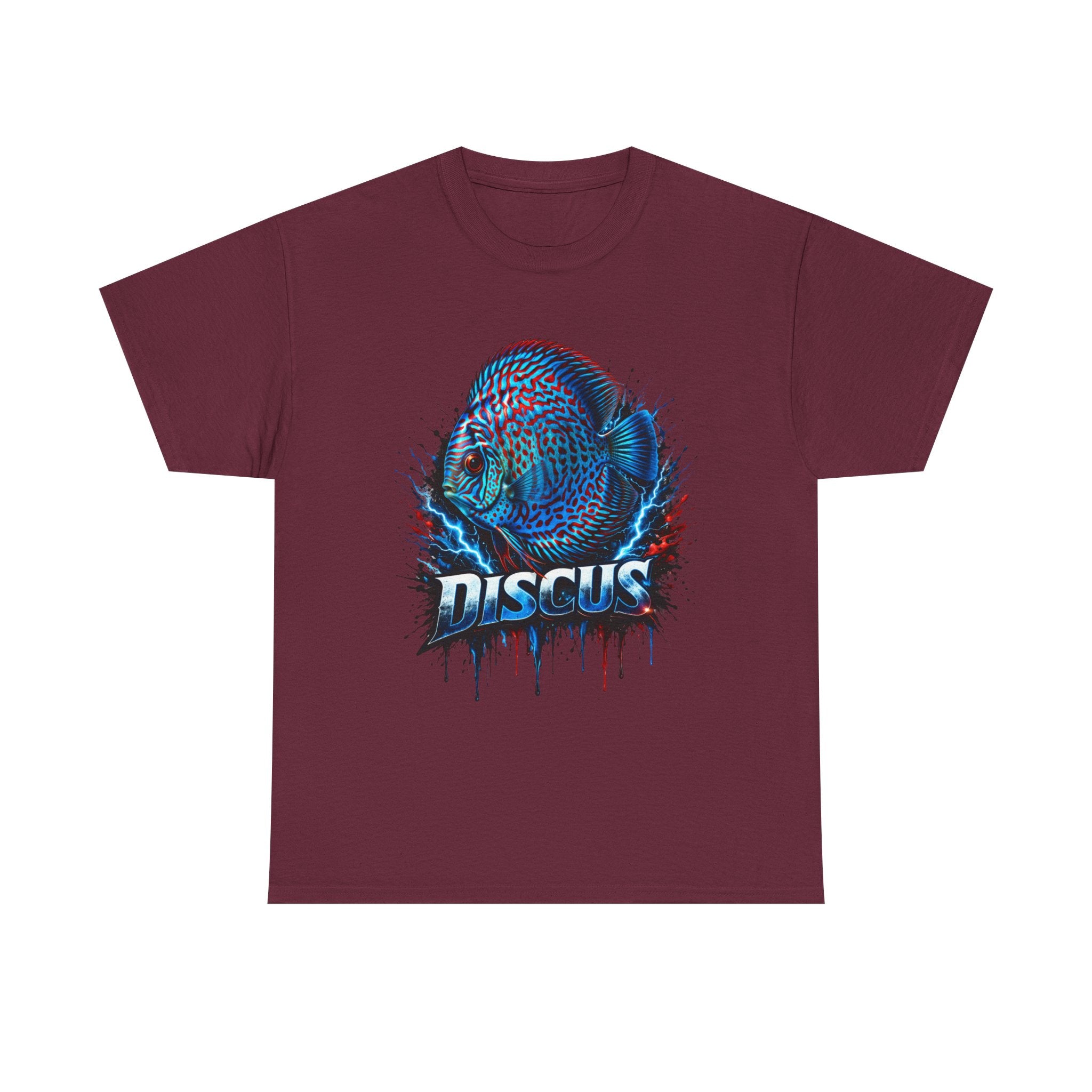 Discus Fish Graphic Tee - Vibrant Aquarium Fish Shirt