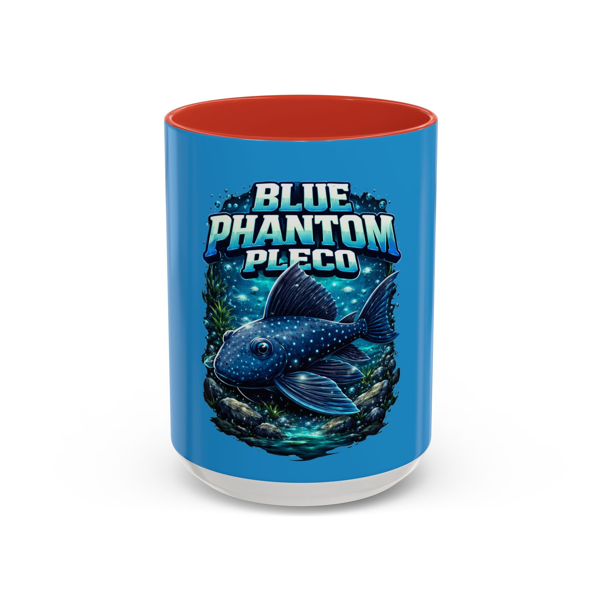 Blue Phantom Pleco Accent Coffee Mug – Aquarium Fish Lover Gift (11/15oz)