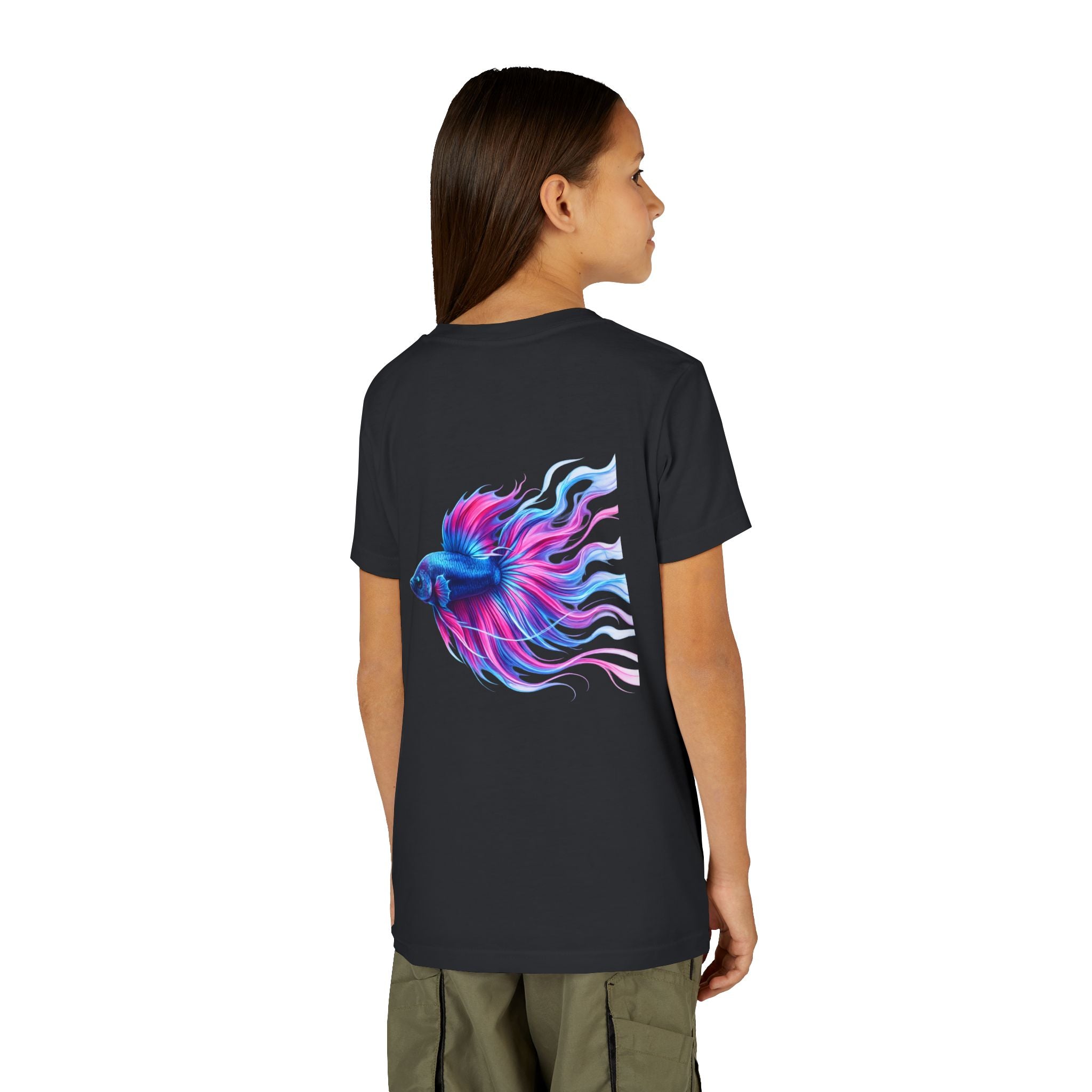 Youth Tee - Colorful Betta Fish Graphic Shirt
