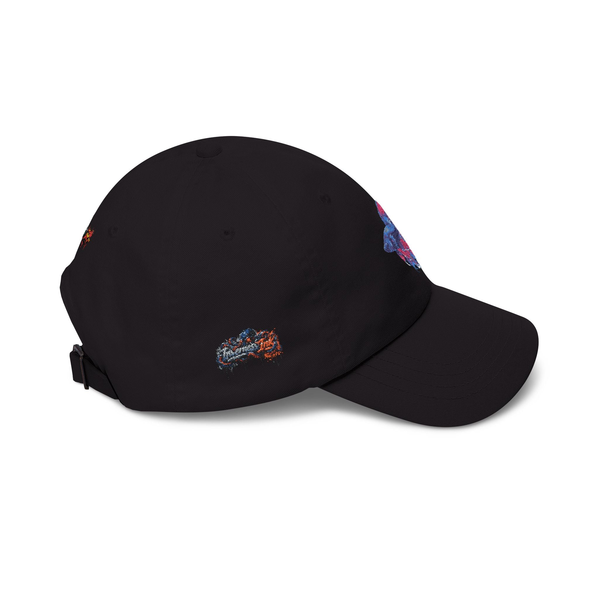 Betta Fish Dad Cap – Embroidered Color Splash Fish Baseball Hat