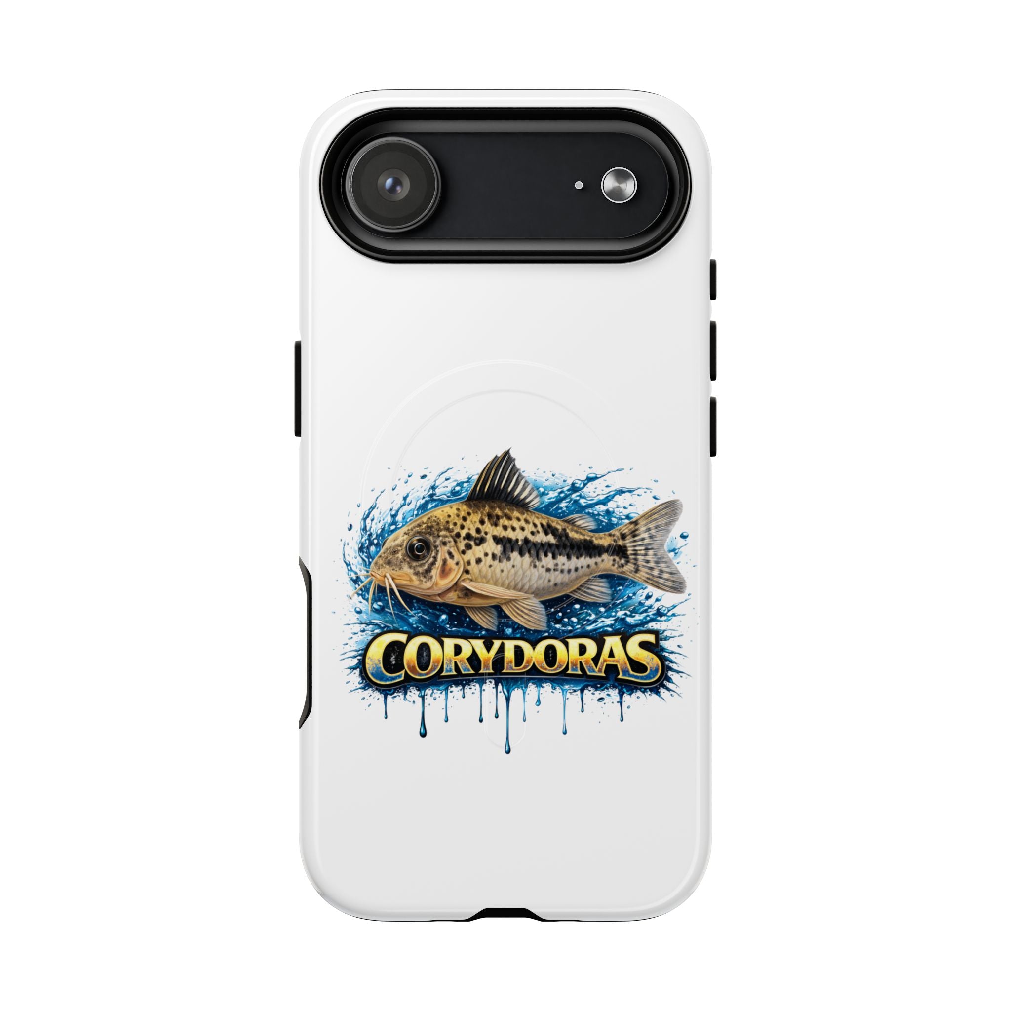 Corydoras Tough Magnetic Phone Case — Protective Fish Aquarium Design