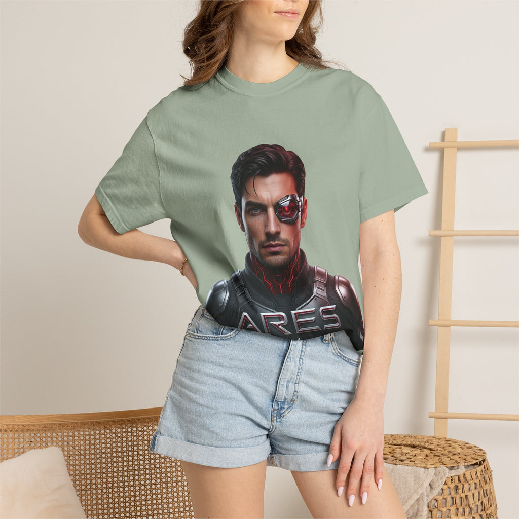 Ares Cyborg Portrait T-Shirt