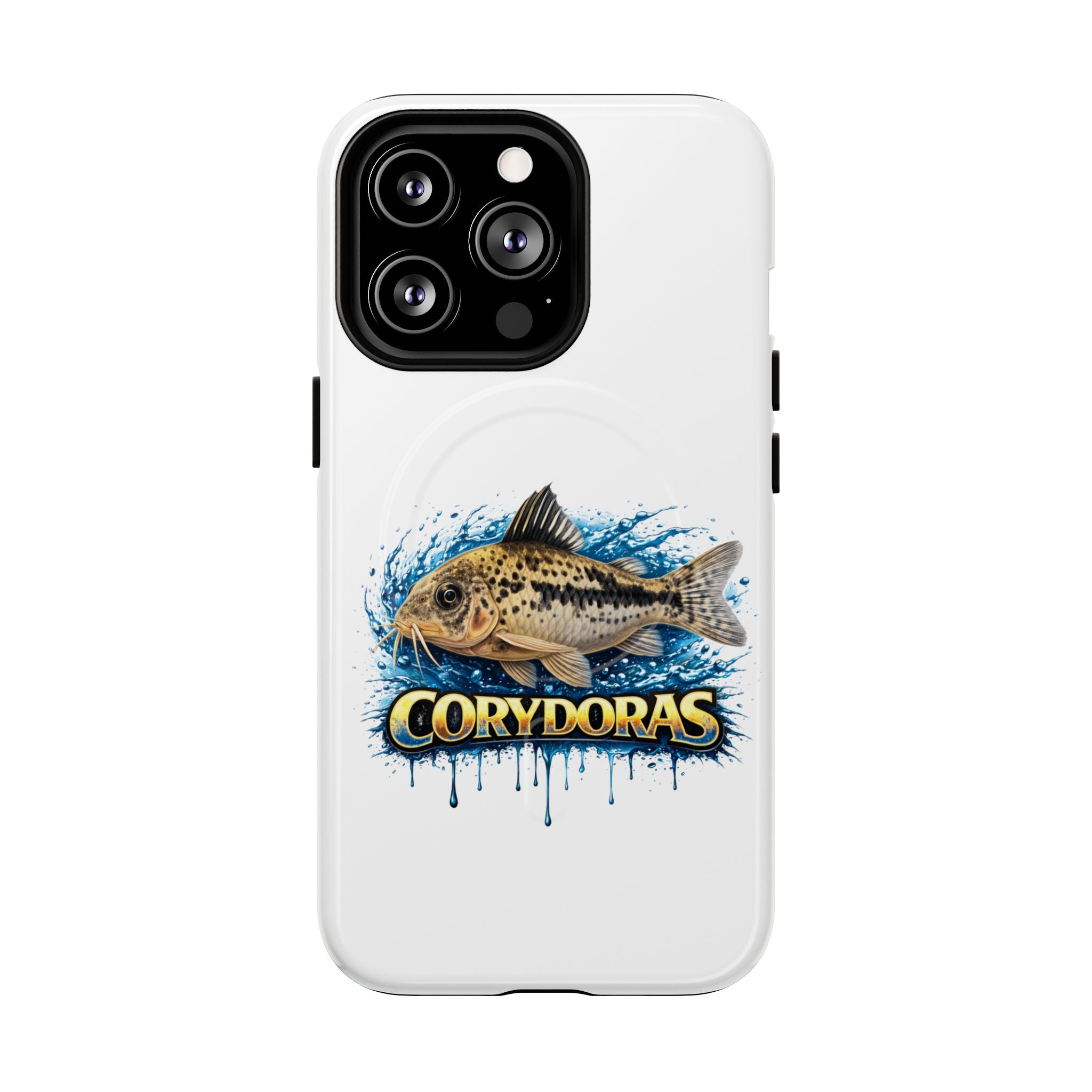 Corydoras Tough Magnetic Phone Case — Protective Fish Aquarium Design